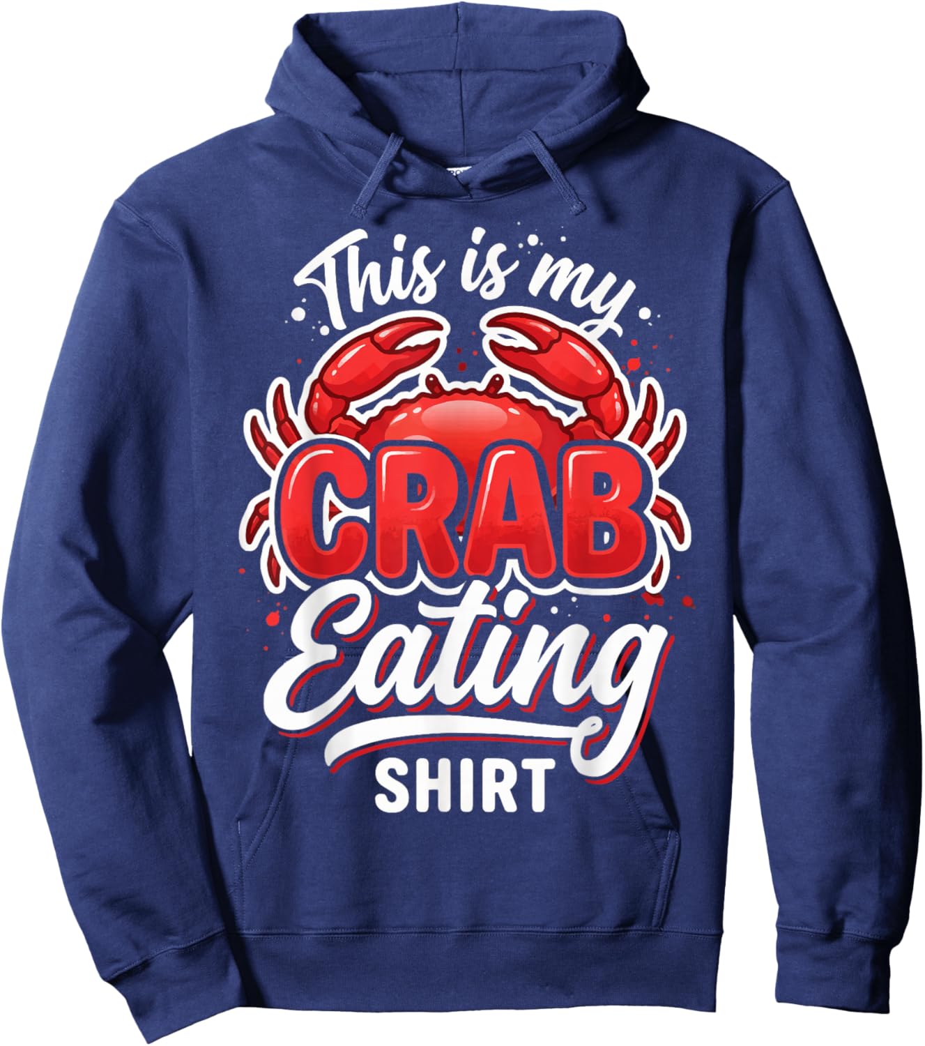 This is My Crab Eating Hoodie - Hoodie | Navy