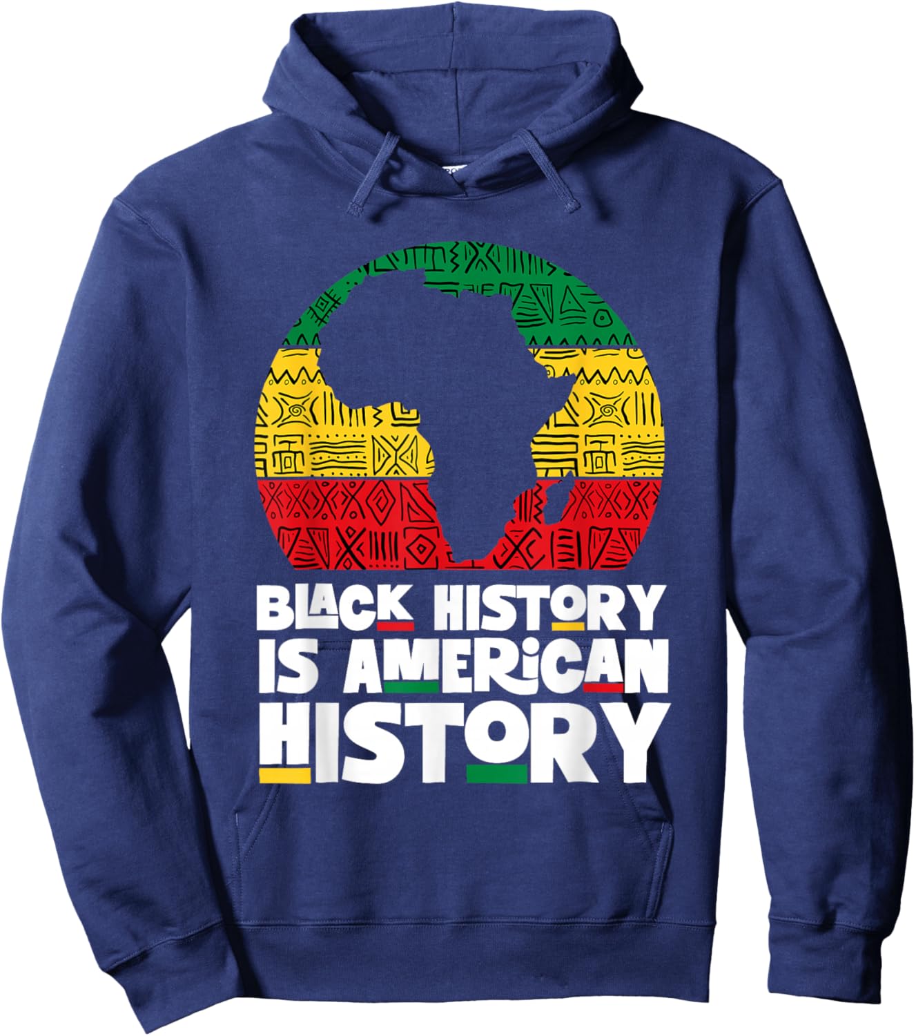Black History is American History - Black History Month Hoodie - Hoodie | Navy