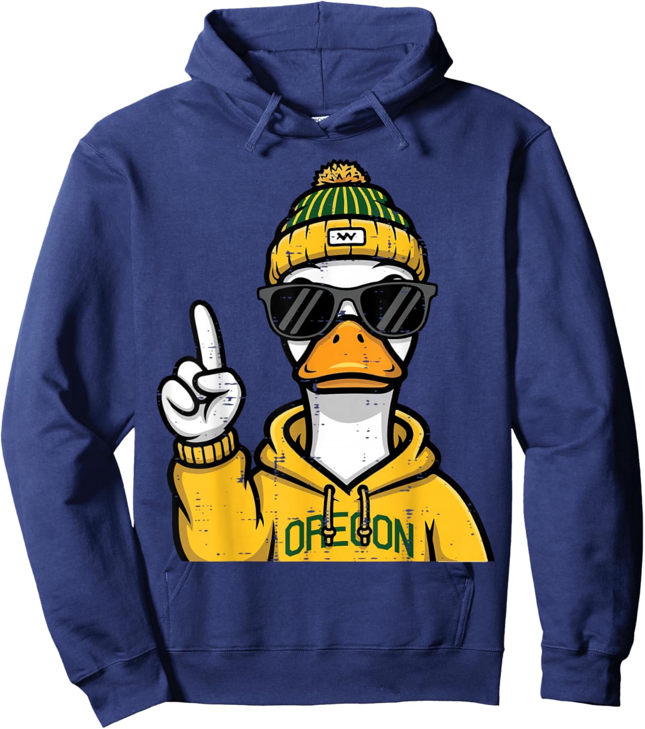 Duck Sunglasses Girls Youth Teen Kids Men Boys Women Hoodie - Hoodie | Navy