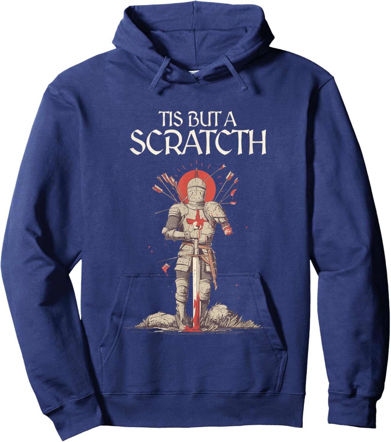 Tis But A Scratch Hoodie - Hoodie | Navy