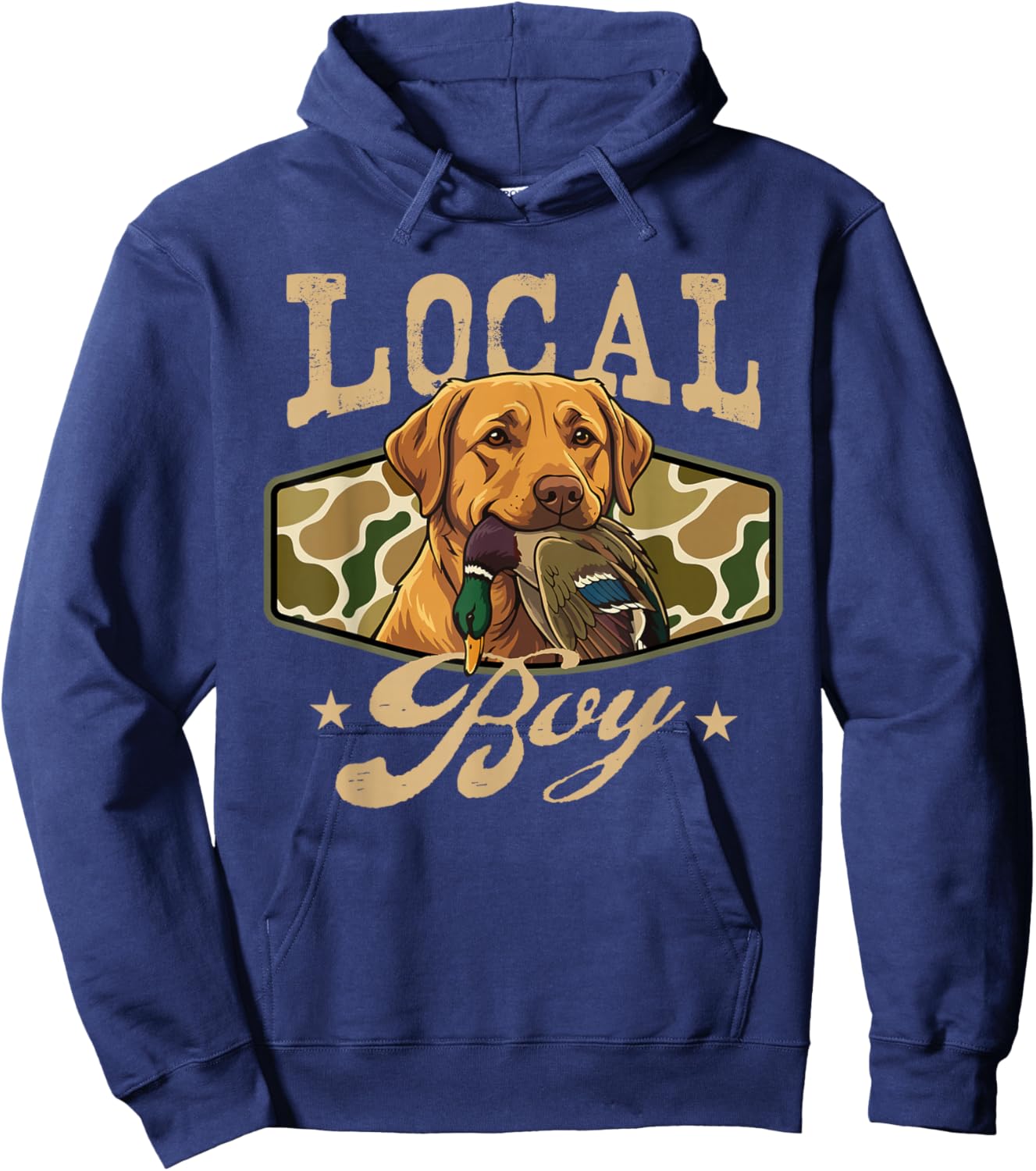Local Boy - Lab Hunting Labrador Hunting Dog Hunter Hoodie - Hoodie | Navy