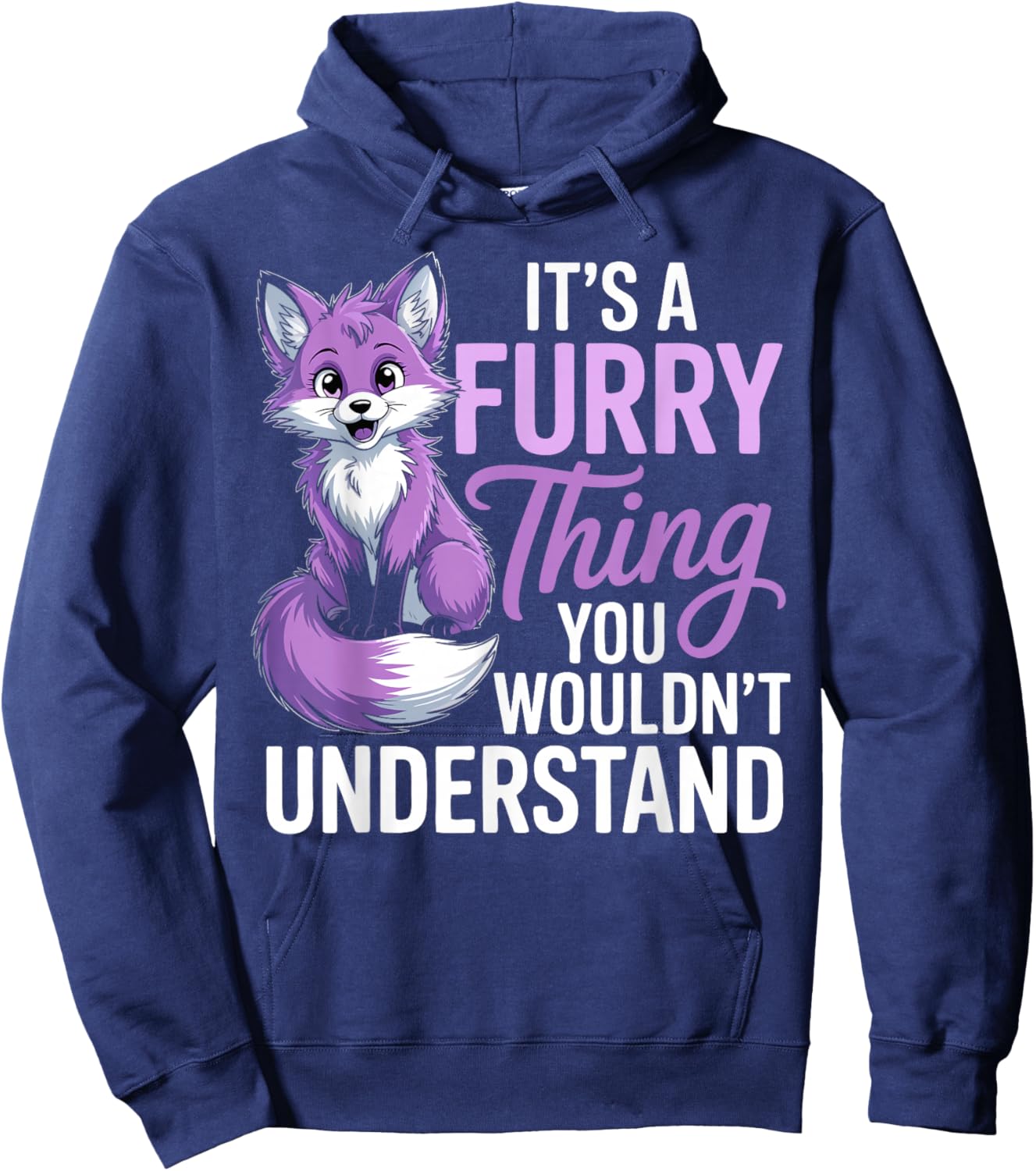 Furry Fandom Animal Fursonas Cosplay Furry Thing Hoodie - Hoodie | Navy