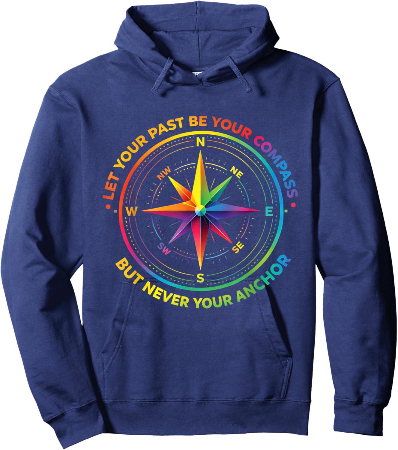 Anchor Nautical Hoodie - Hoodie | Navy