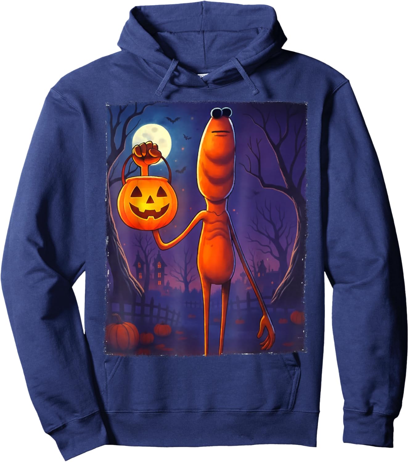 Marcus The Worm Halloween Custome Hoodie - Hoodie | Navy