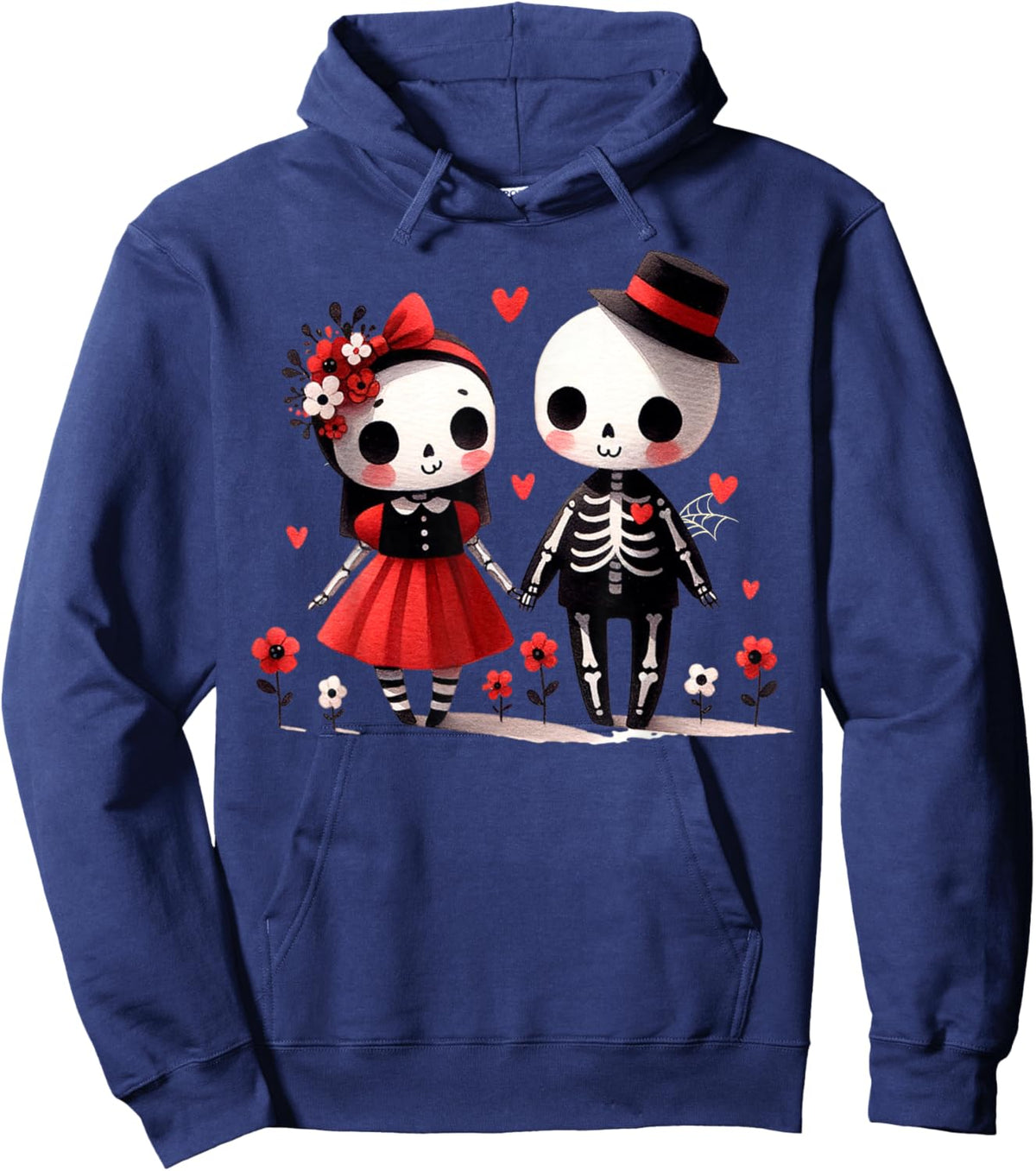 T-Shirt Hoodie - Hoodie | Navy