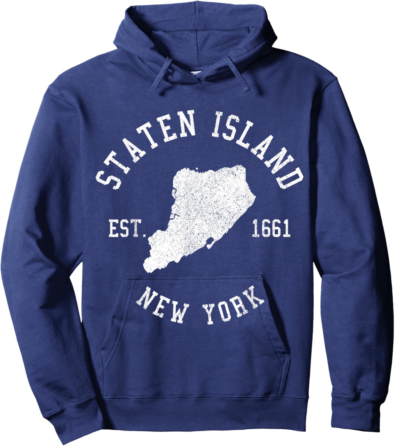Staten Island New York NY Pride Souvenirs Hoodie - Hoodie | Navy