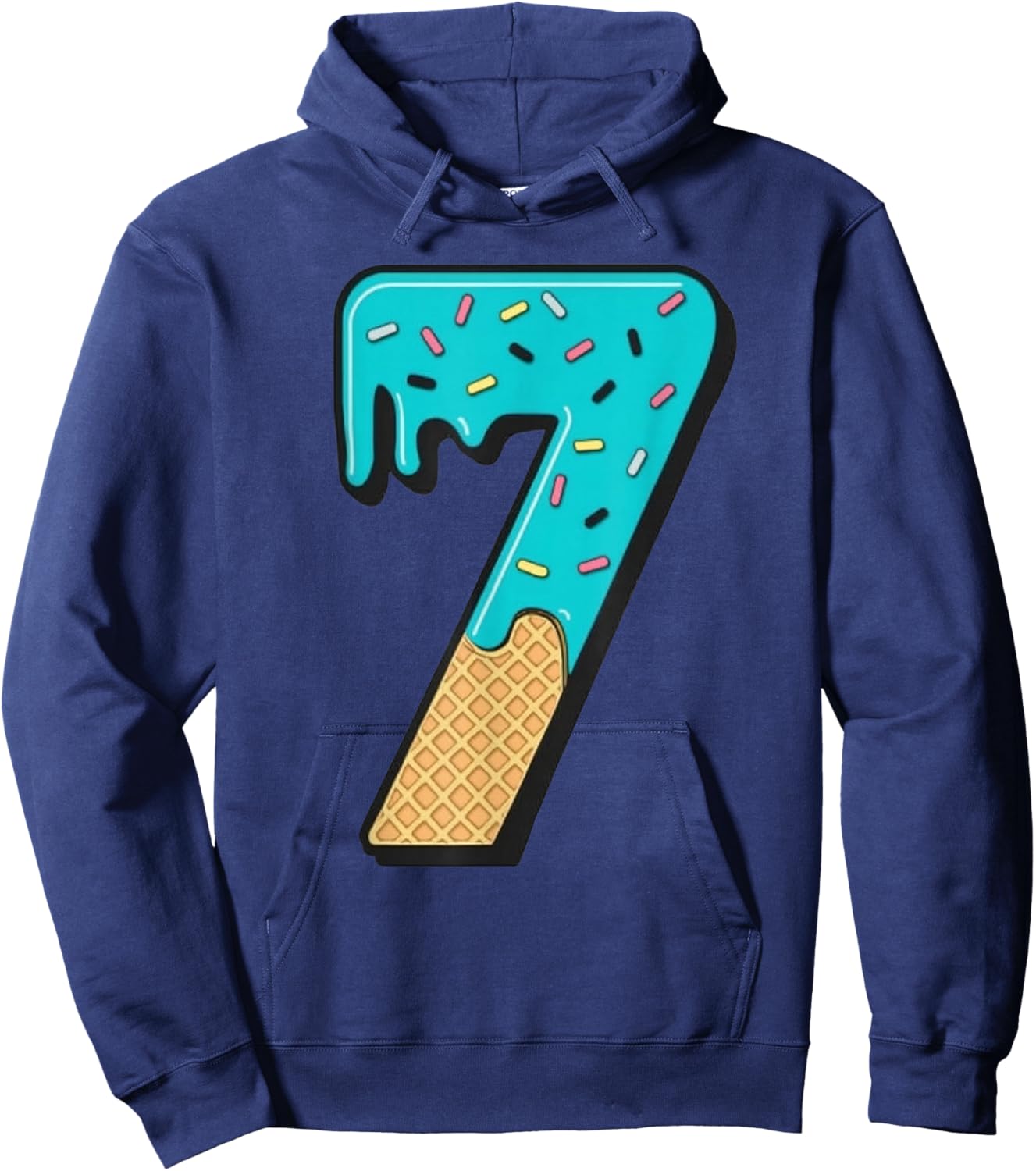 Six Seven Ice Cream 67 Fun Mason Meme Easy Halloween Costume Hoodie - Hoodie | Navy