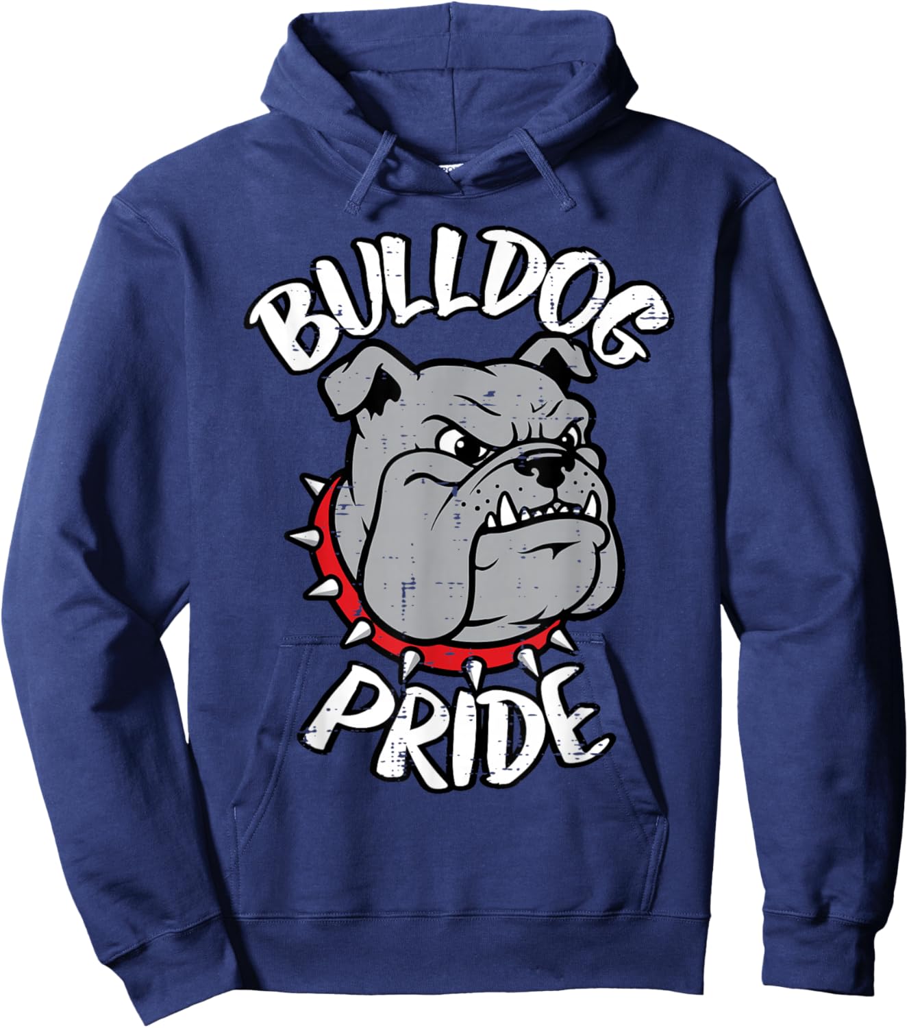 Bulldog Pride Girls Youth Teen Kids Men Boys Women Hoodie - Hoodie | Navy