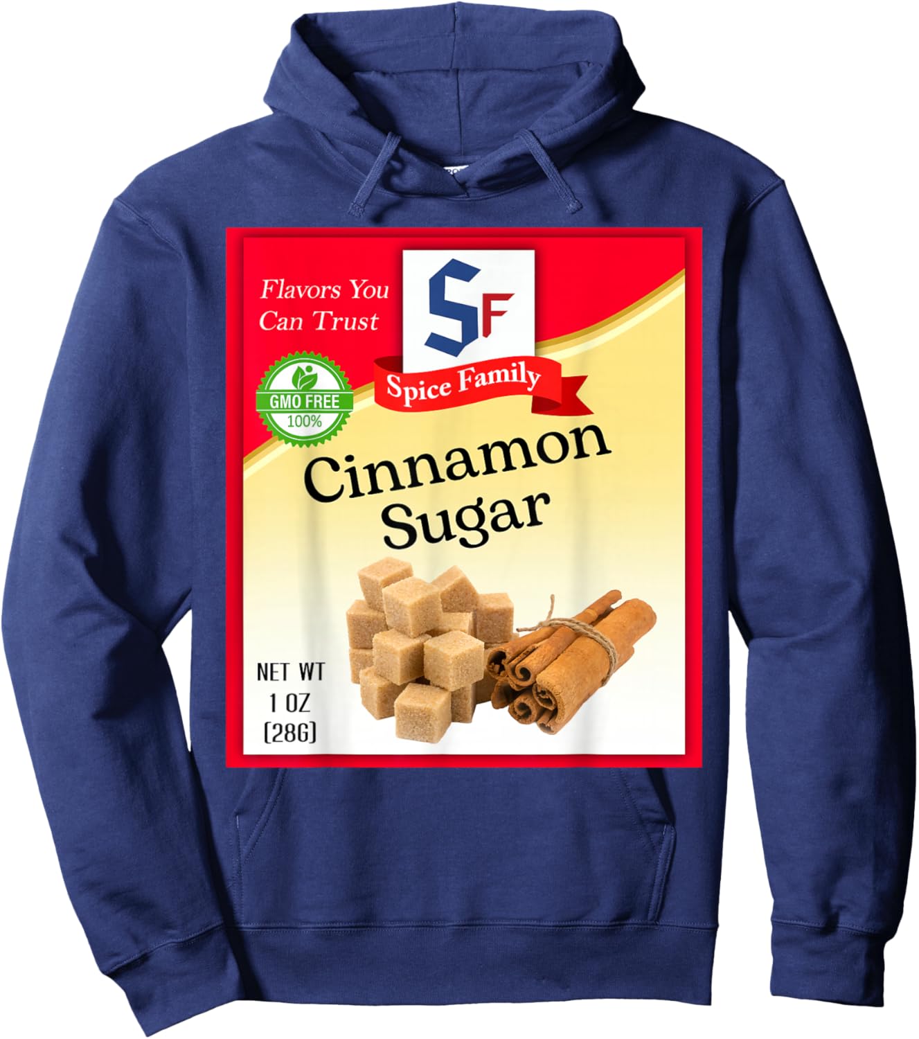 Cinnamon Sugar Group Costume Family Matching Outfit Hoodie - Hoodie | Navy