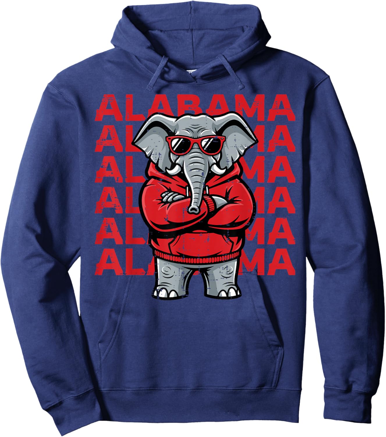 Elephant Men Kids Boys Women Girls Youth Teen Hoodie - Hoodie | Navy