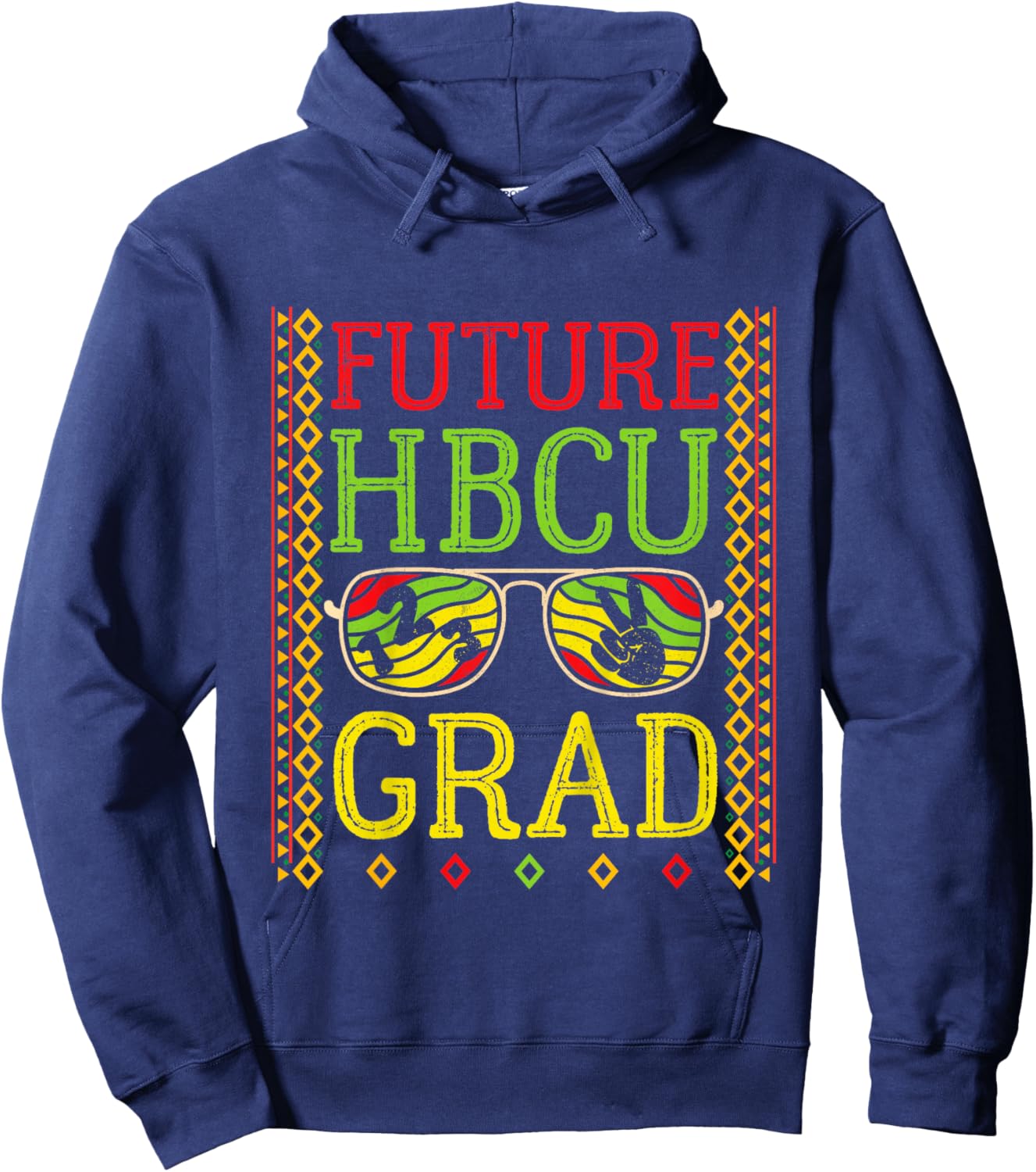 Future HBCU Grad Historically Black Colleges & Universities Hoodie - Hoodie | Navy