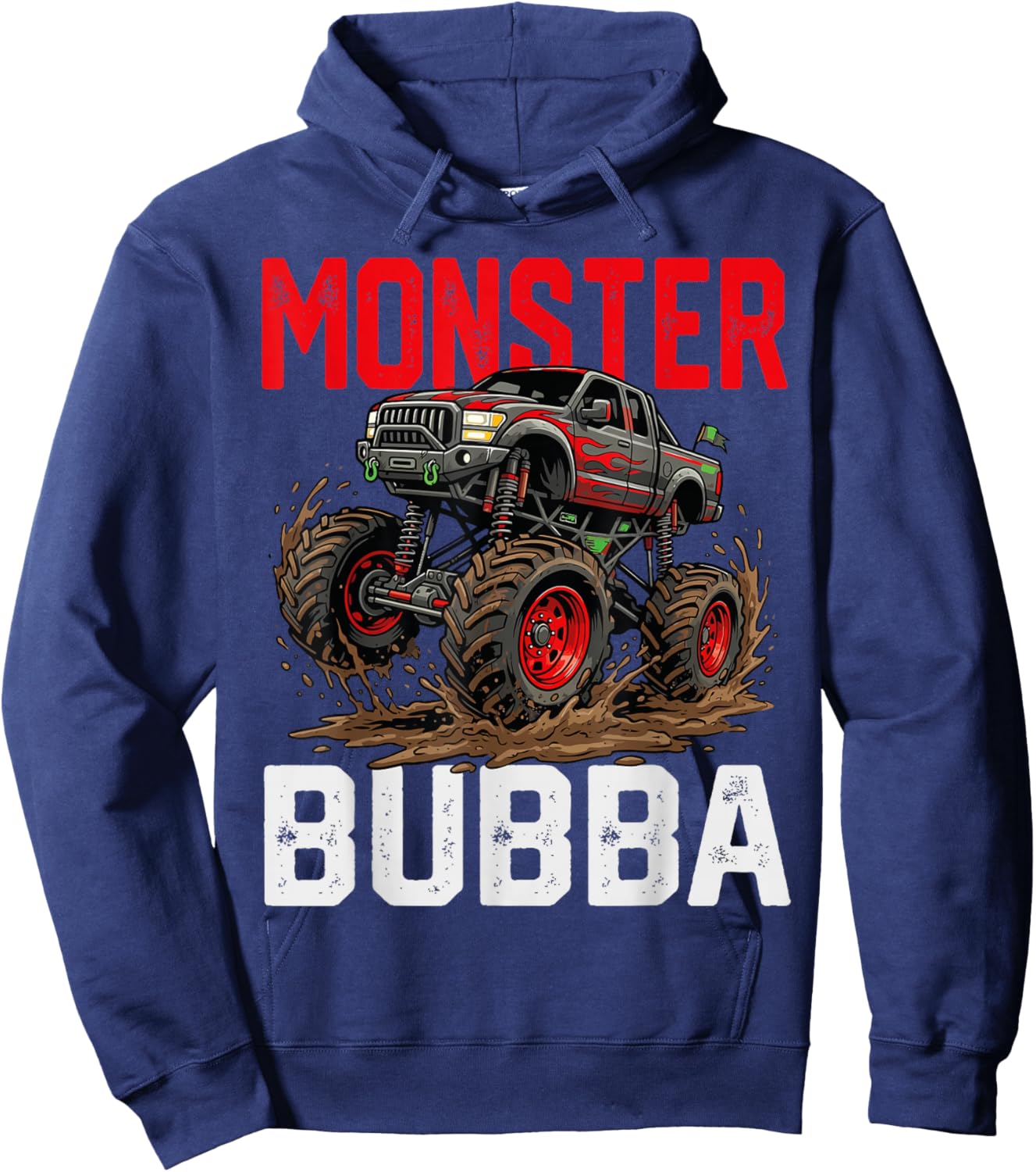 Monster Truck Bubba Family Matching Offroad Mud Hoodie - Hoodie | Navy