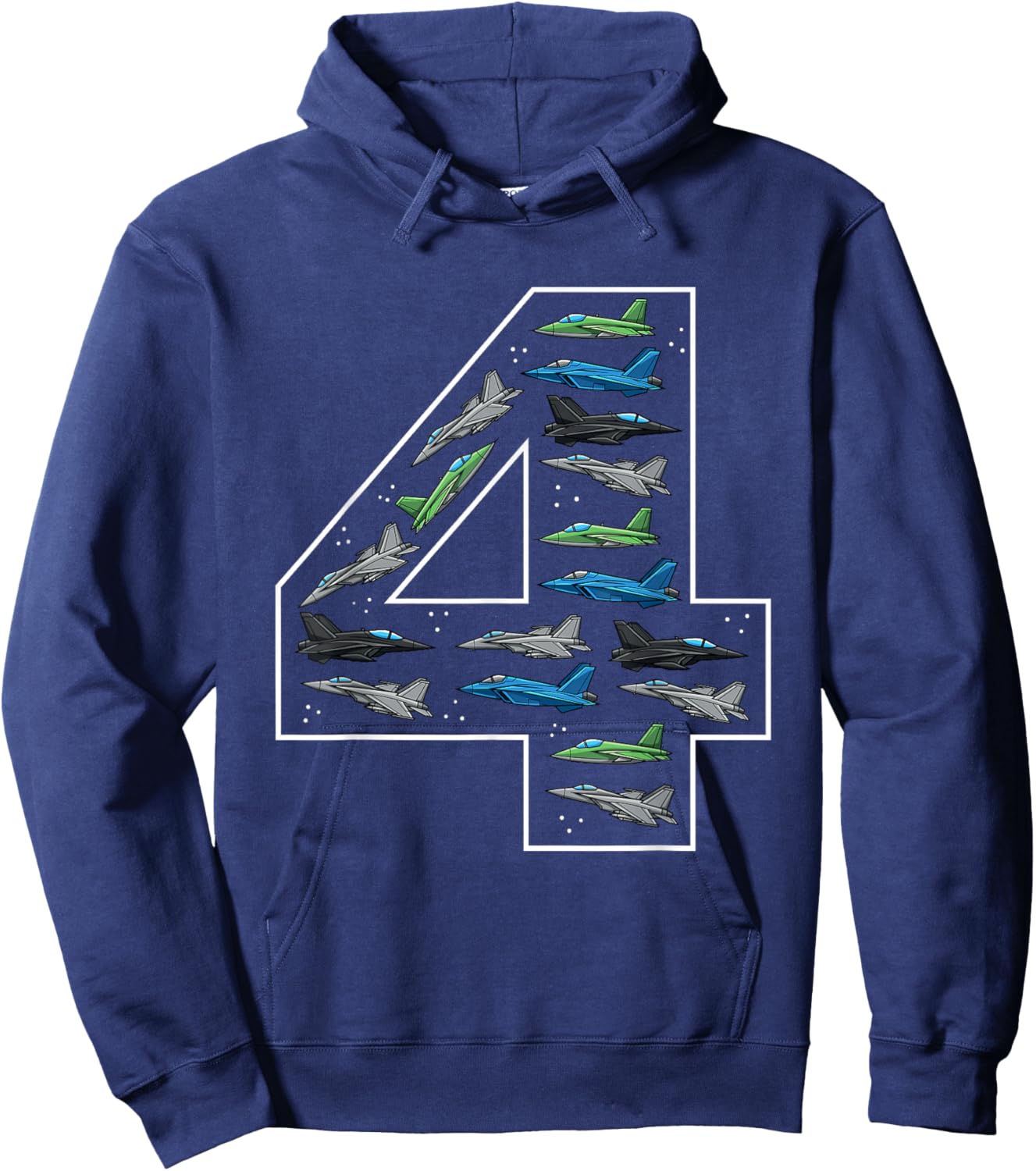T-Shirt Hoodie - Hoodie | Navy