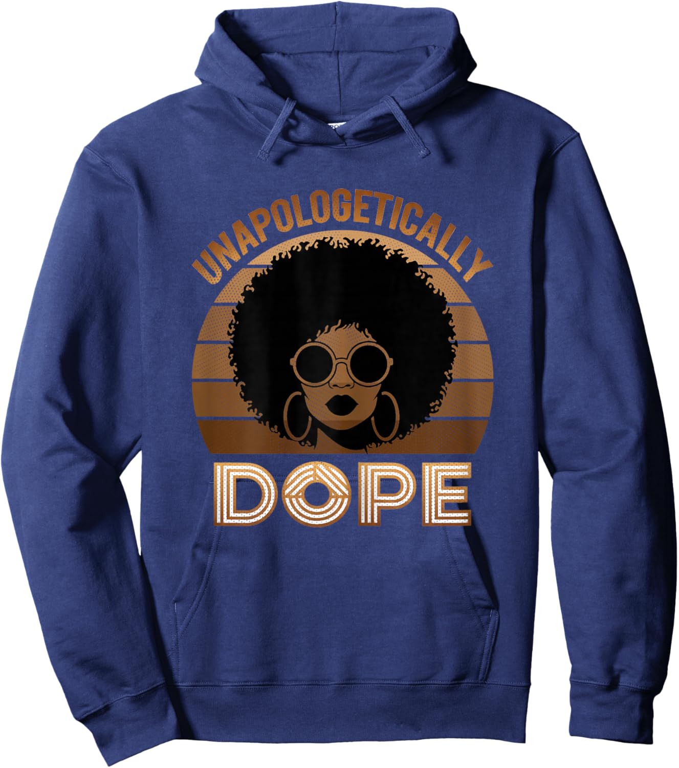 Black History Women Juneteenth Melanin Pride Hoodie - Hoodie | Navy