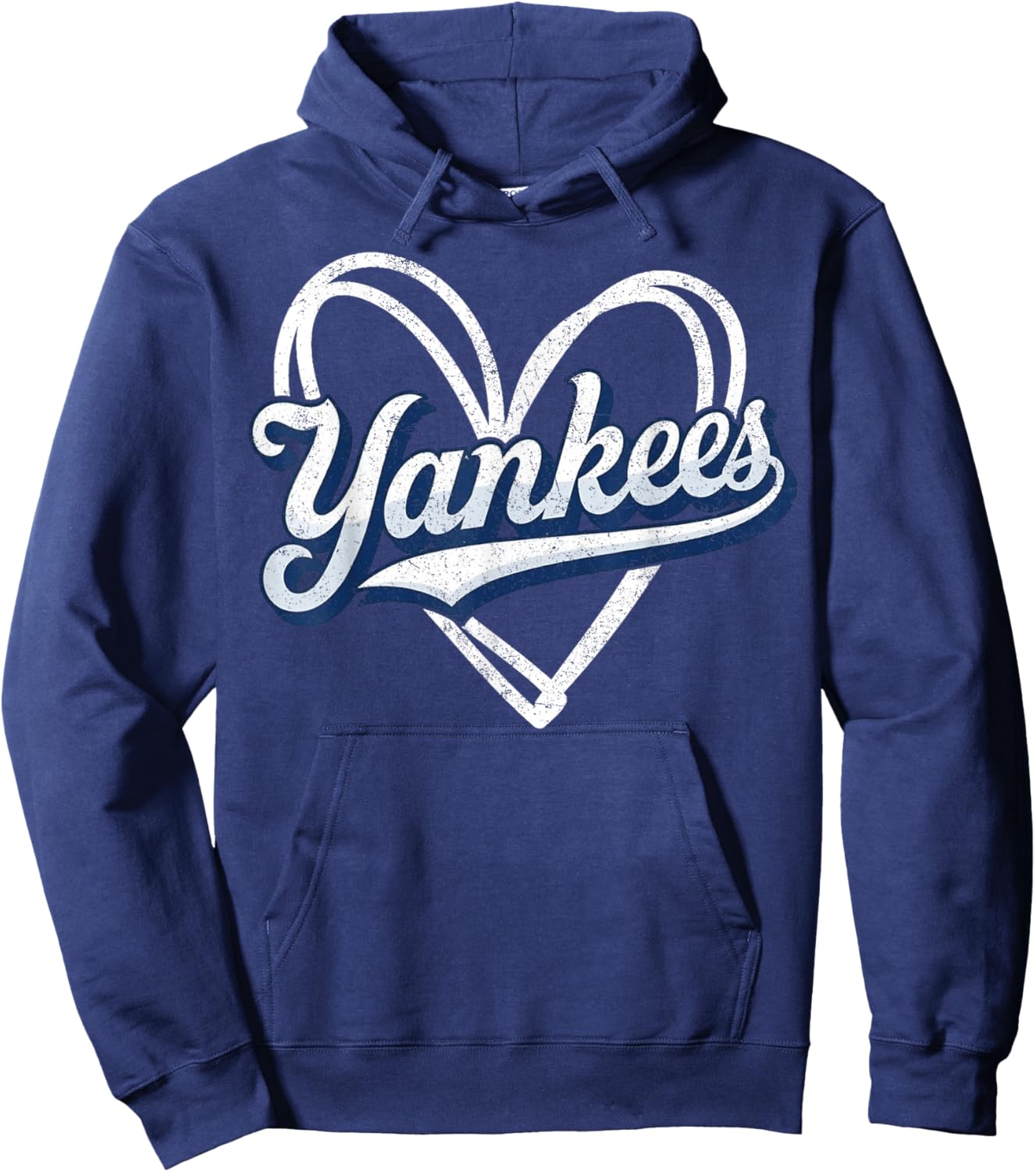 Yankees Vintage Retro Style, Classic 70s & 80s Yankees Hoodie - Hoodie | Navy