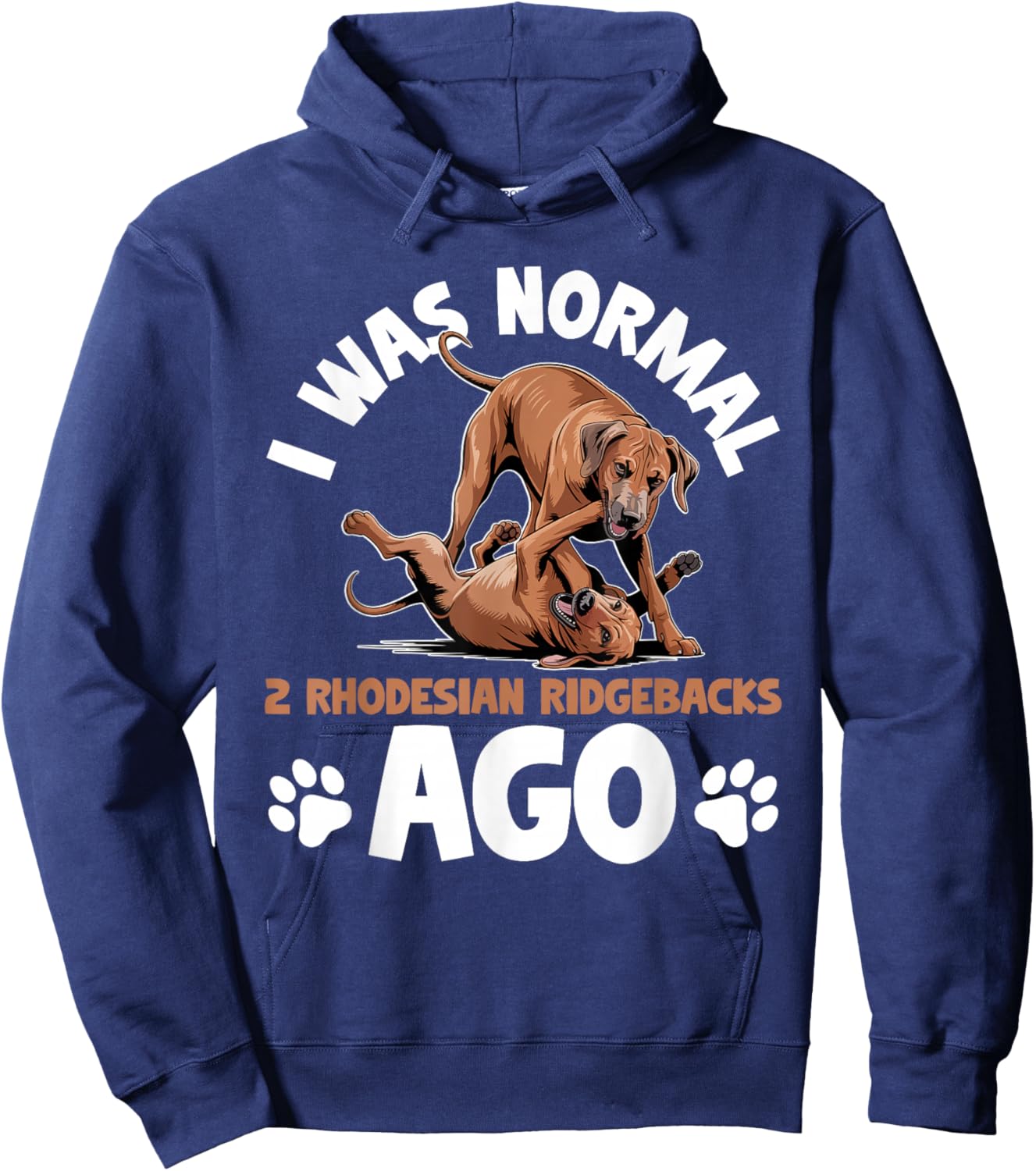 Rhodesian Ridgeback Dog Hoodie - Hoodie | Navy