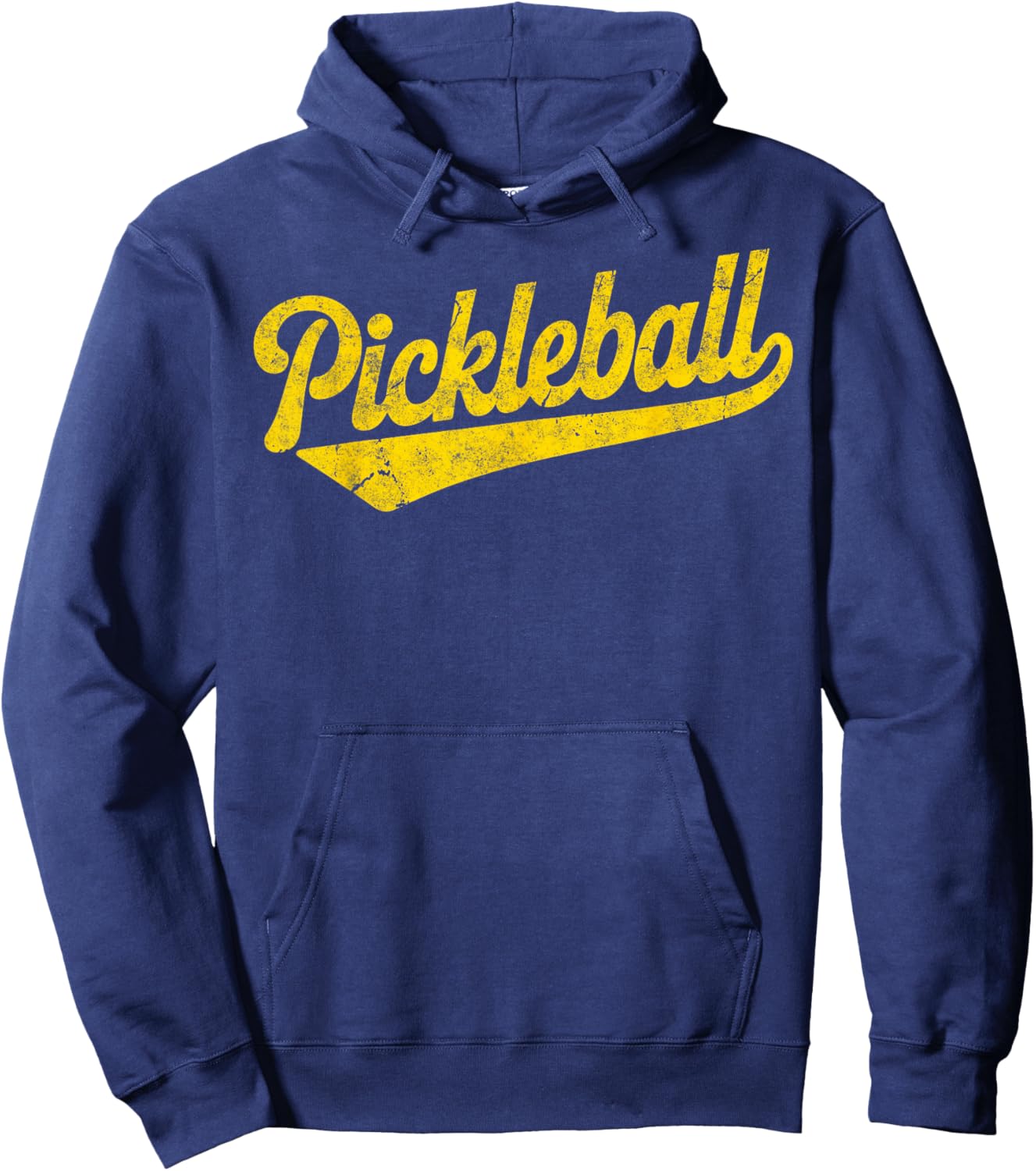 Vintage Pickleball Joke Dink Squad Pickleball Court Hoodie - Hoodie | Navy