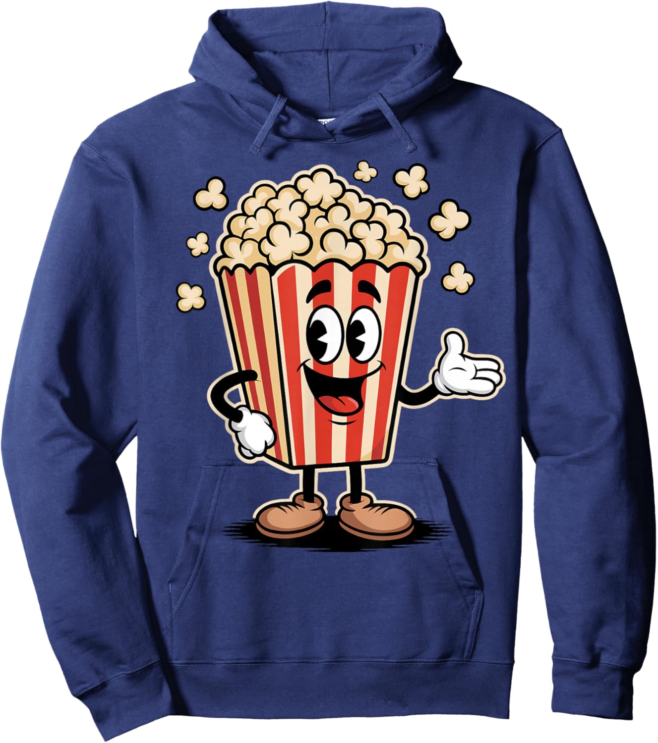 Funny Popcorn Bag Movie Film Theater Family Cinema Hoodie - Hoodie | Navy