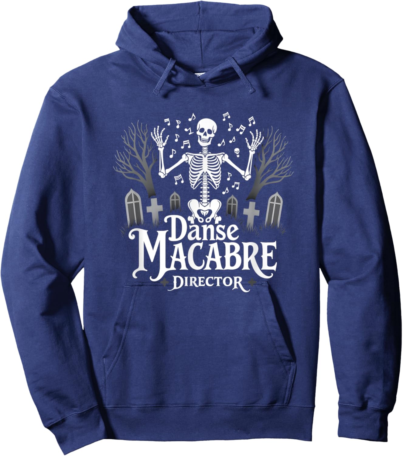 Halloween Creative Danse Macabre Director Artistic Hoodie - Hoodie | Navy