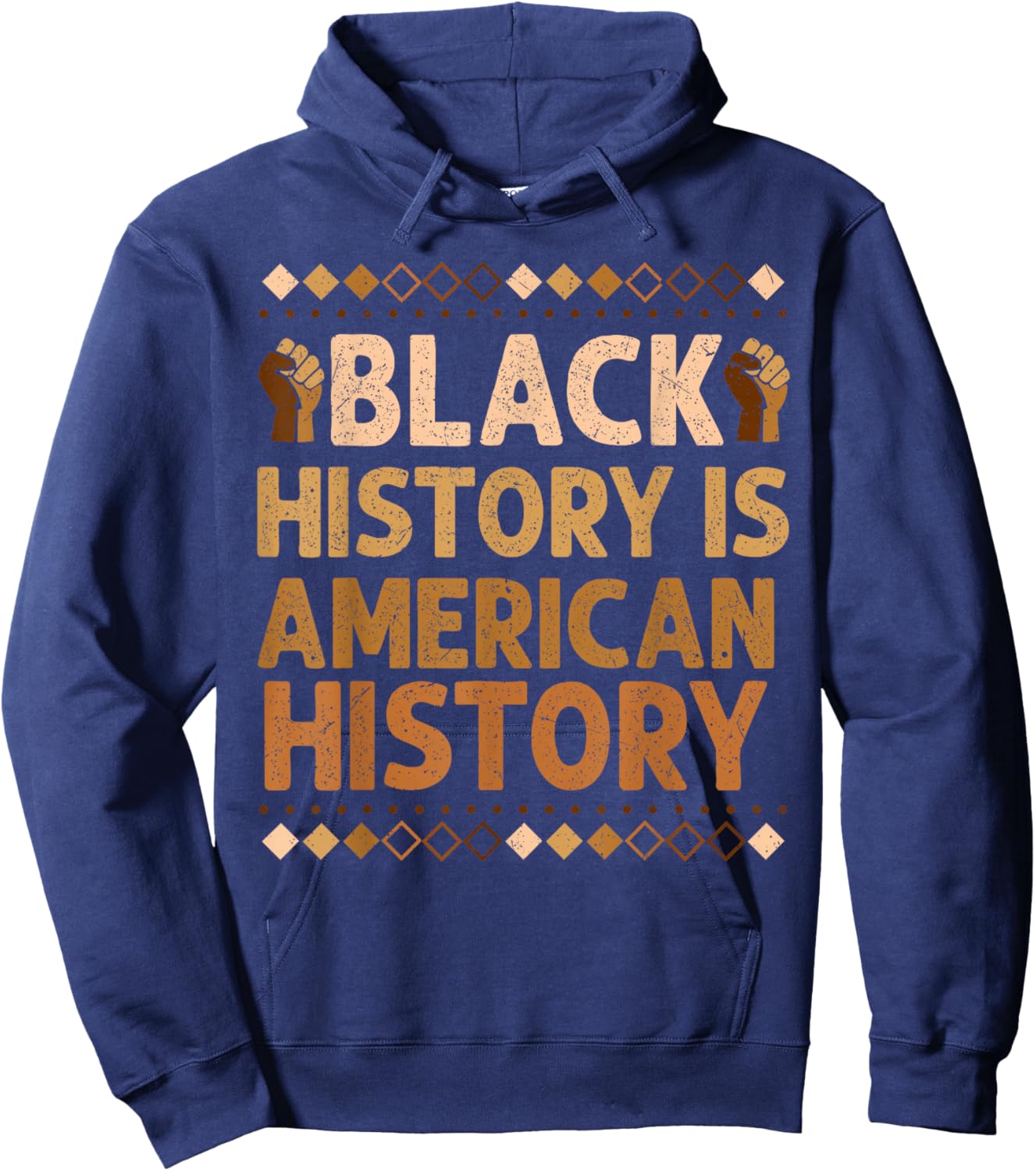 Black History is American History Pride Men Women Kid Hoodie - Hoodie | Navy