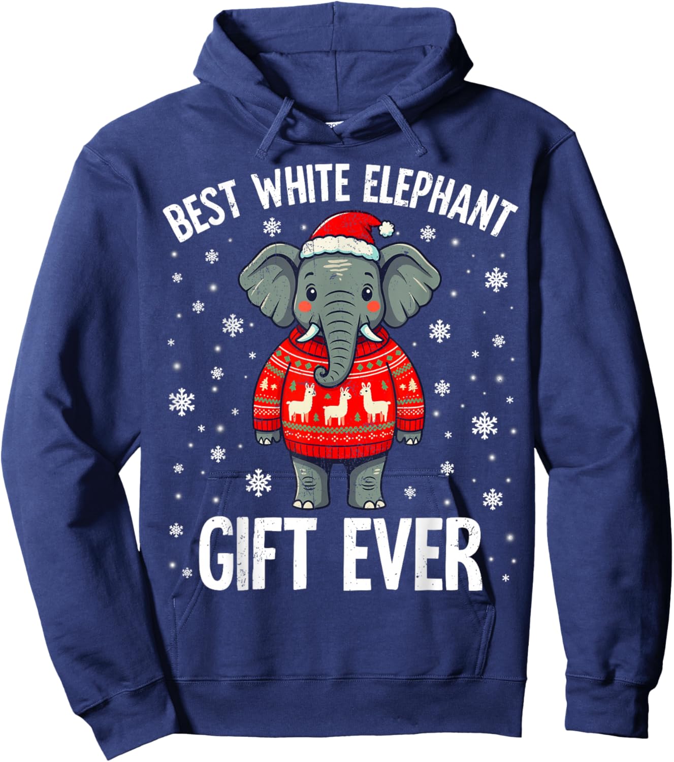 Best White Elephant Ever Christmas Xmas Under 15 20 Hoodie - Hoodie | Navy