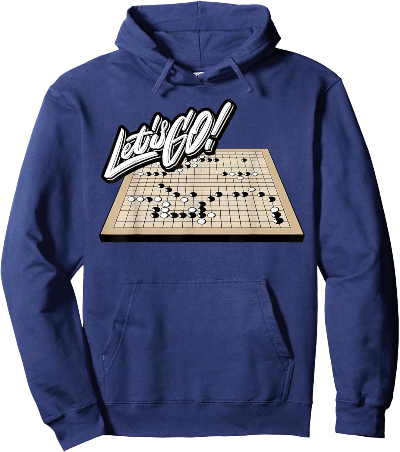 Go Baduk Board Game Player Funny Chinese Sports Game Baduk Hoodie - Hoodie | Navy