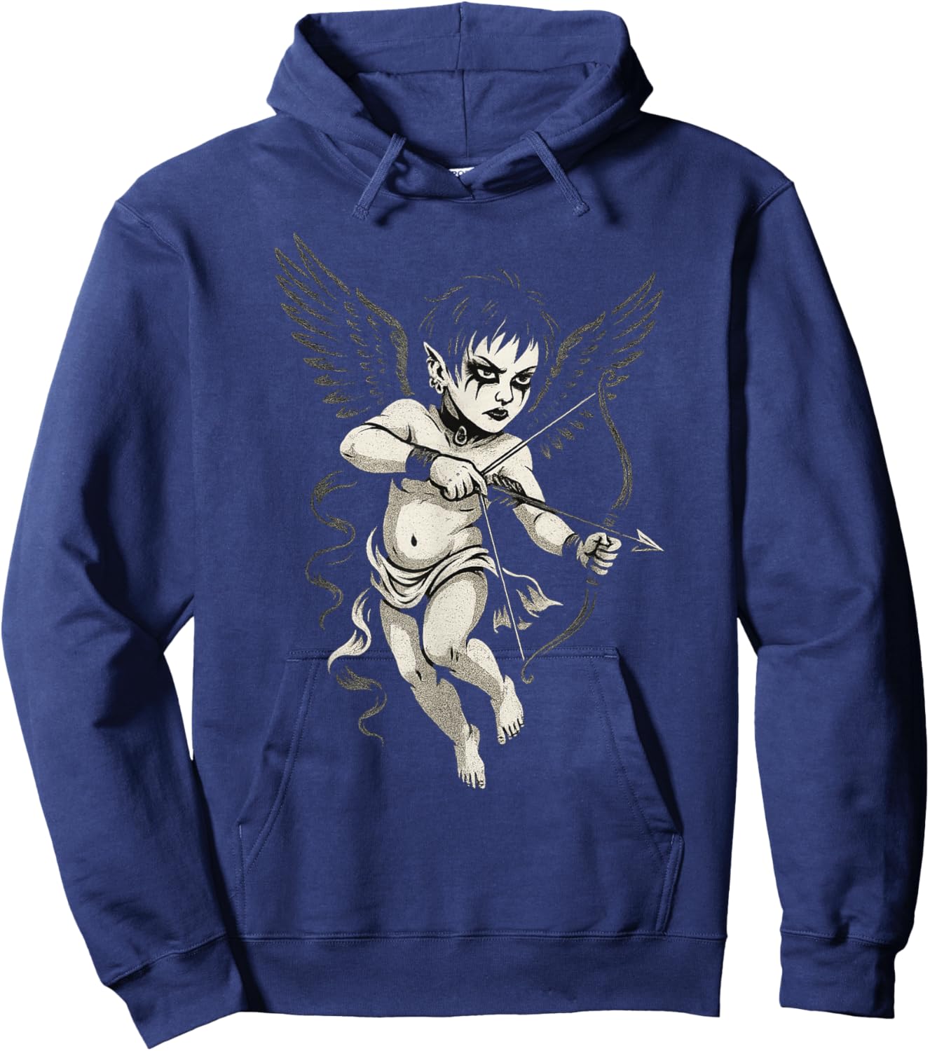 Goth Cupid Gothic Valentine Goth Women Men Hoodie - Hoodie | Navy