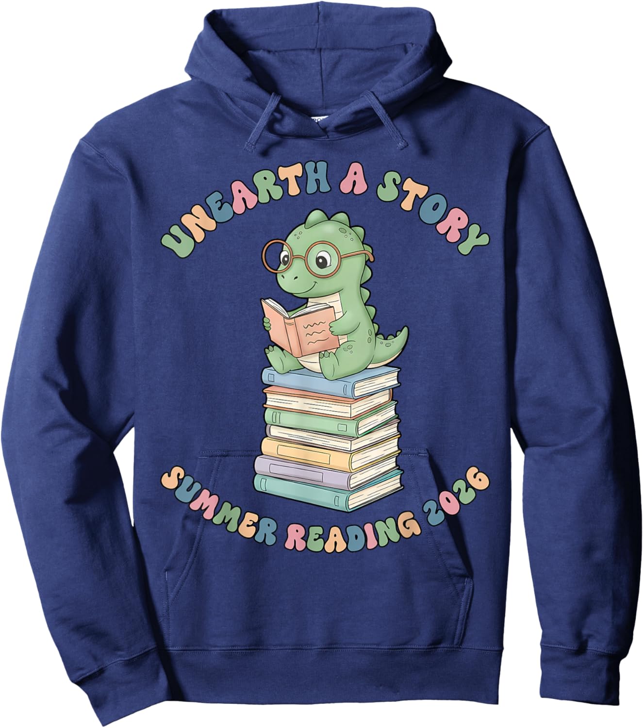 Unearth a Story Summer Reading 2026 Men Women Kids Hoodie - Hoodie | Navy