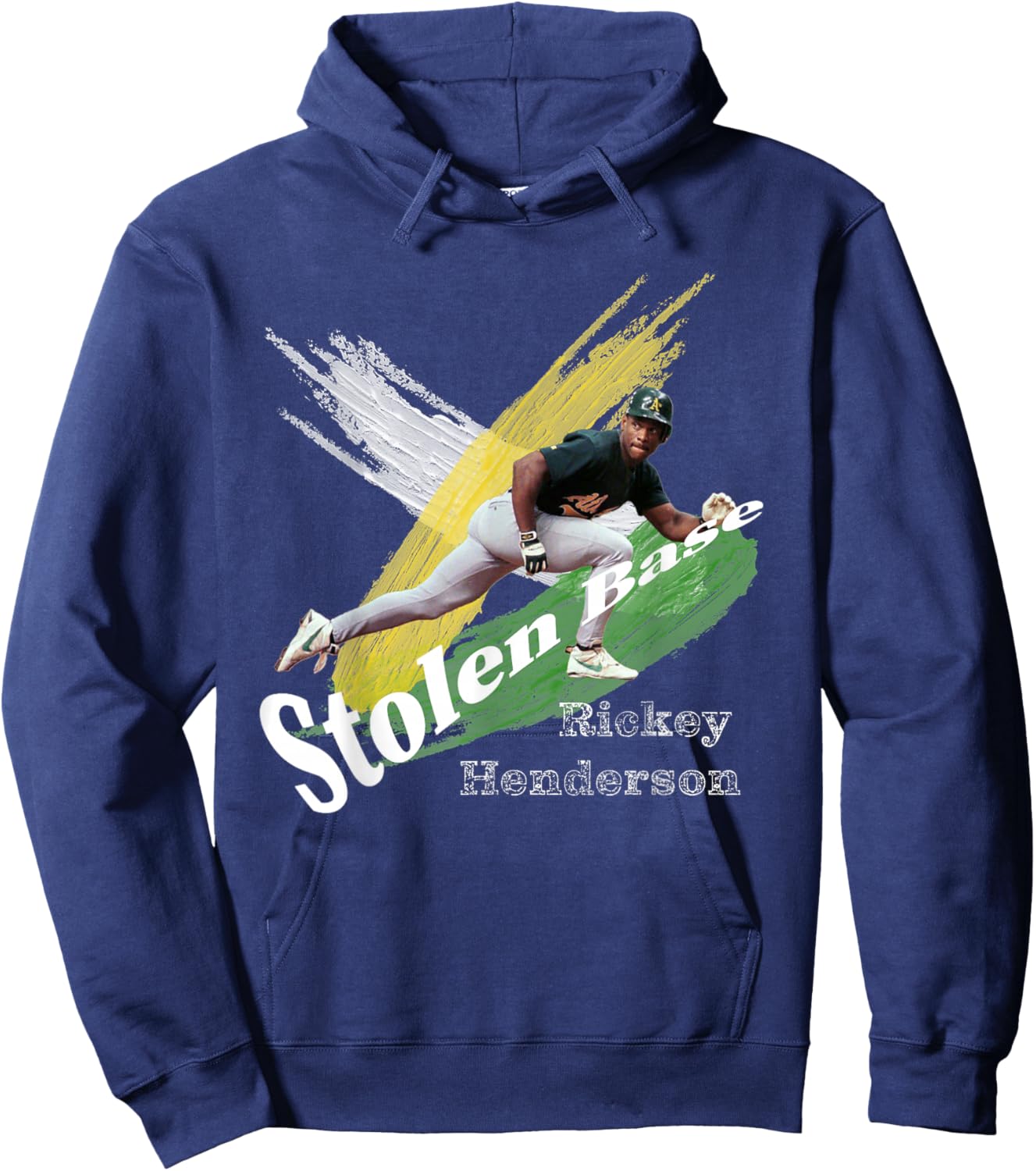 Rickey Henderson_001 Hoodie - Hoodie | Navy