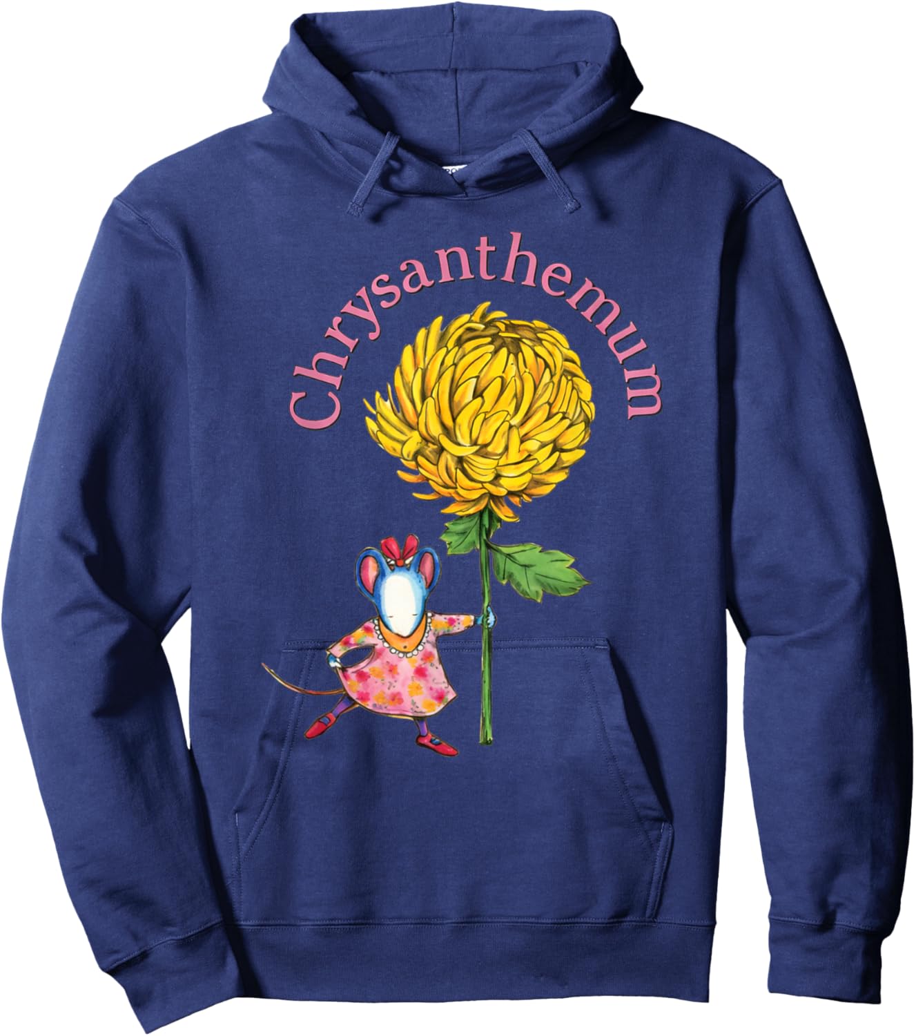 Chrysanthemum A First Day of School Hoodie - Hoodie | Navy