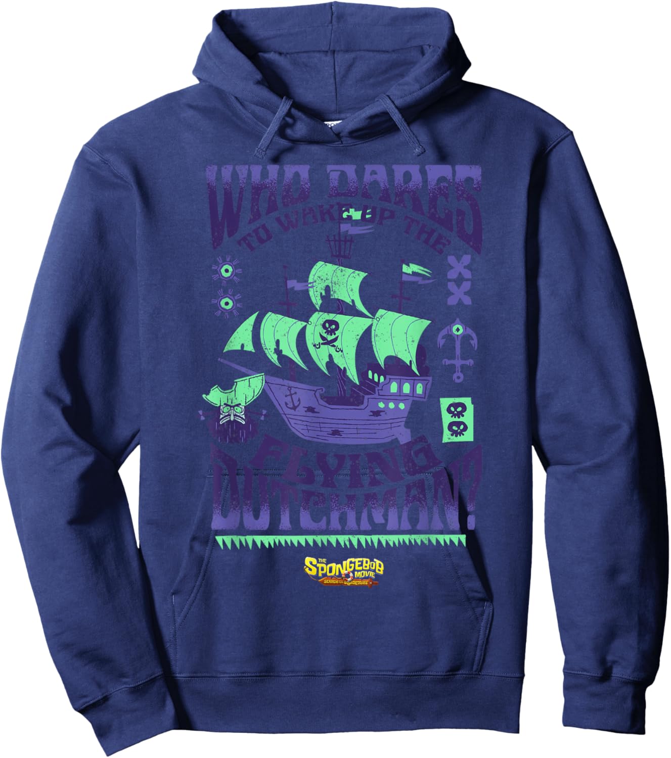 The Spongebob Movie: Search for Squarepants Dutchman Ship Hoodie - Hoodie | Navy