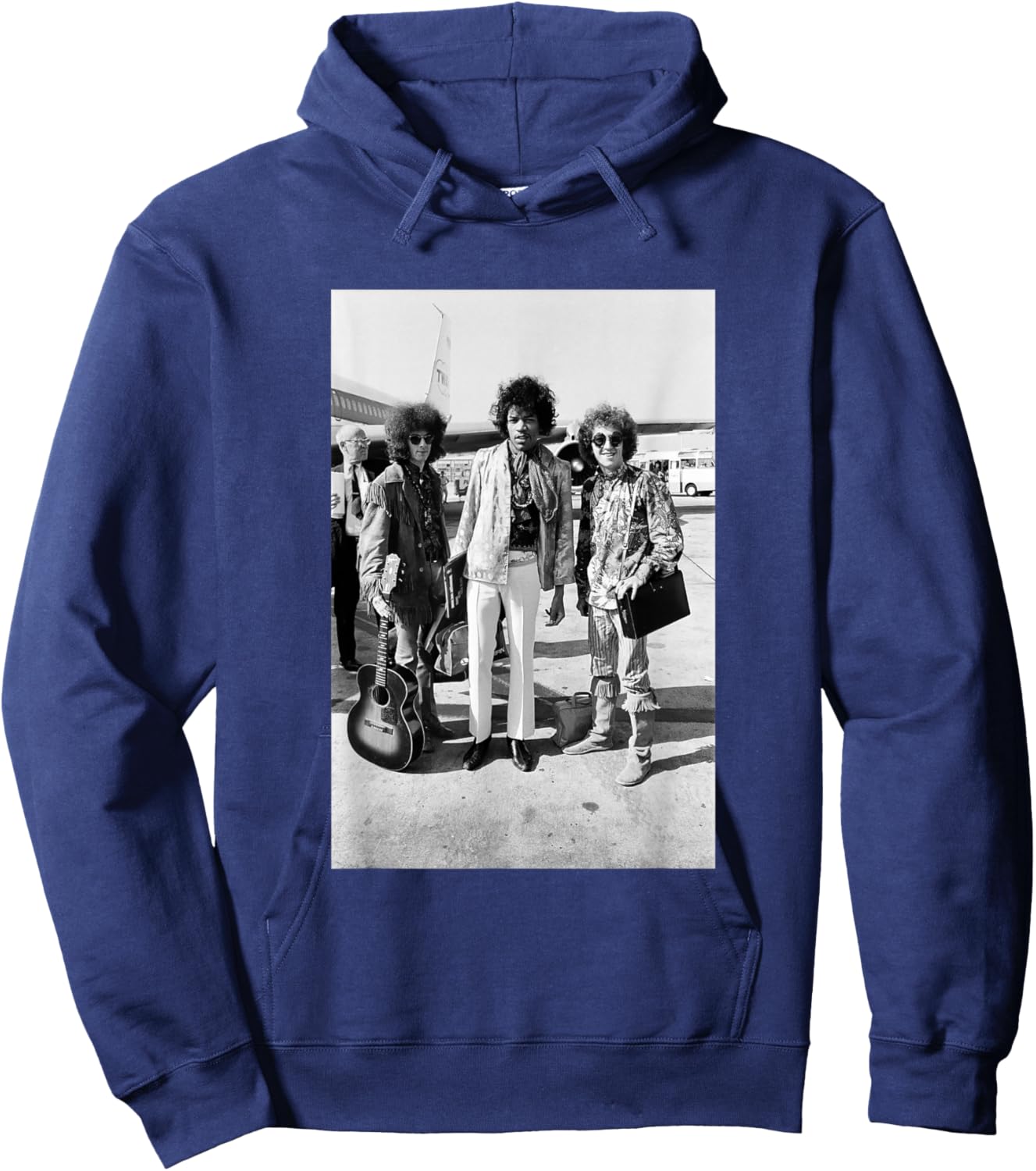 The Jimi Hendrix Experience 1966 Purple Haze Hoodie - Hoodie | Navy