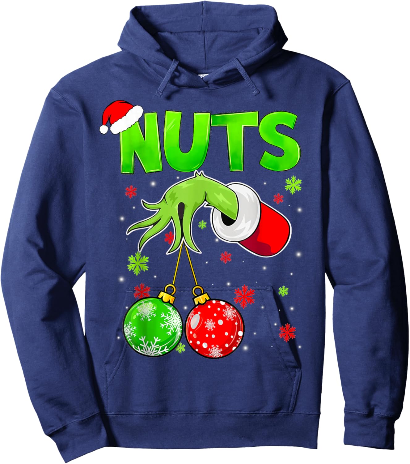 Chest Nuts Matching Chestnuts Xmas Christmas Couples Men Hoodie - Hoodie | Navy