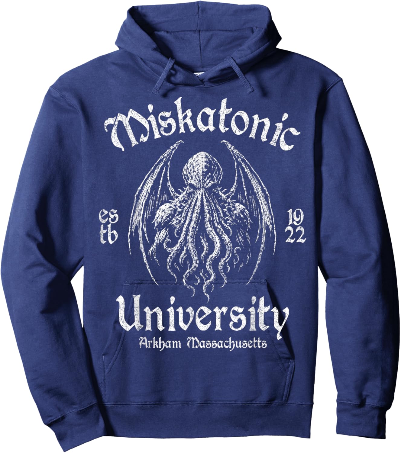 Miskatonic University Cthulhu Cosmic Horror Gothic Gift Hoodie - Hoodie | Navy