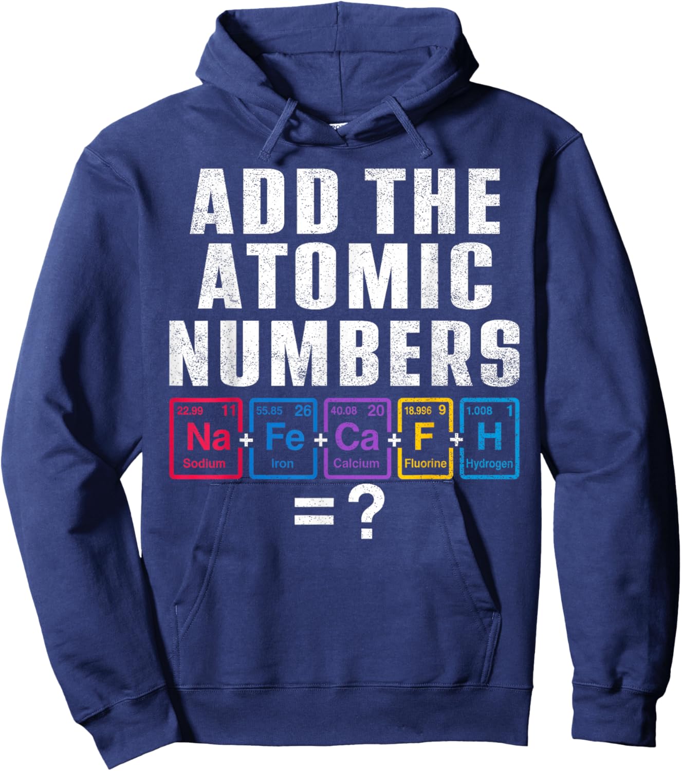 Vintage 67 Six Seven Meme Matching Elements Periodic Table Hoodie - Hoodie | Navy