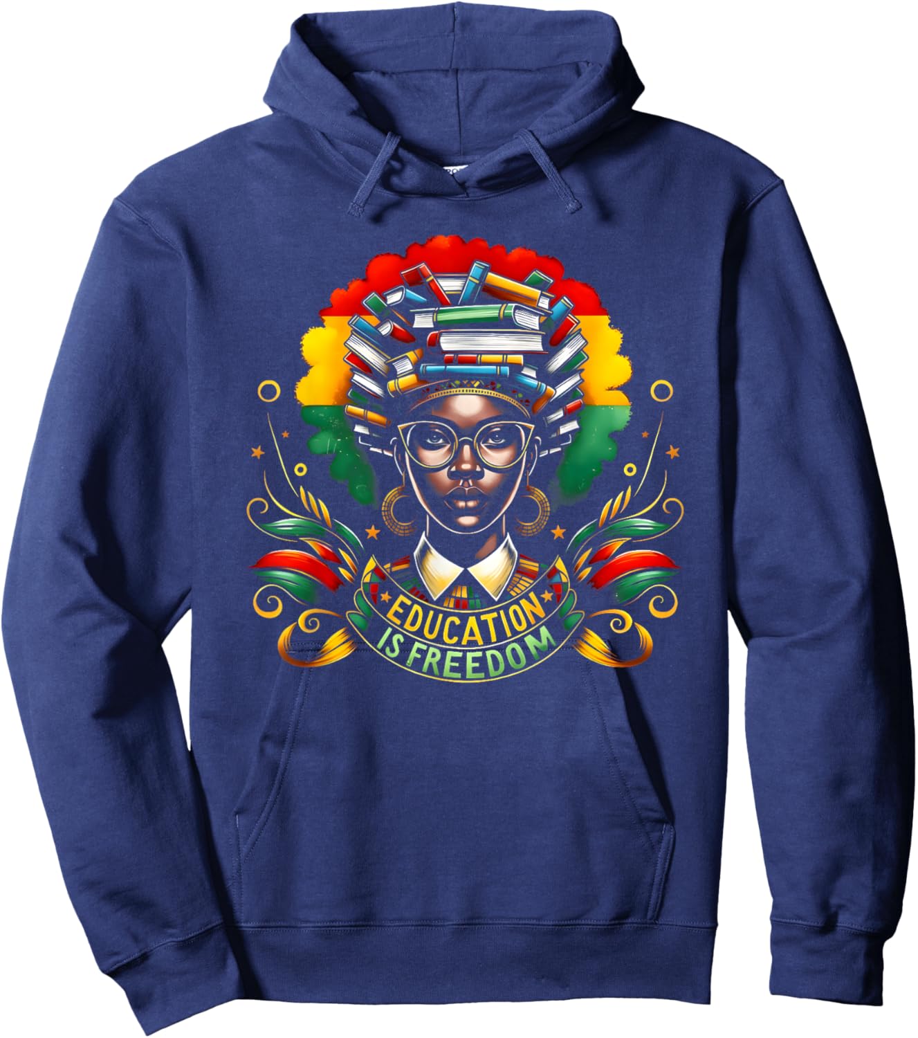 Black History Month Black Leaders African American Pride Hoodie - Hoodie | Navy