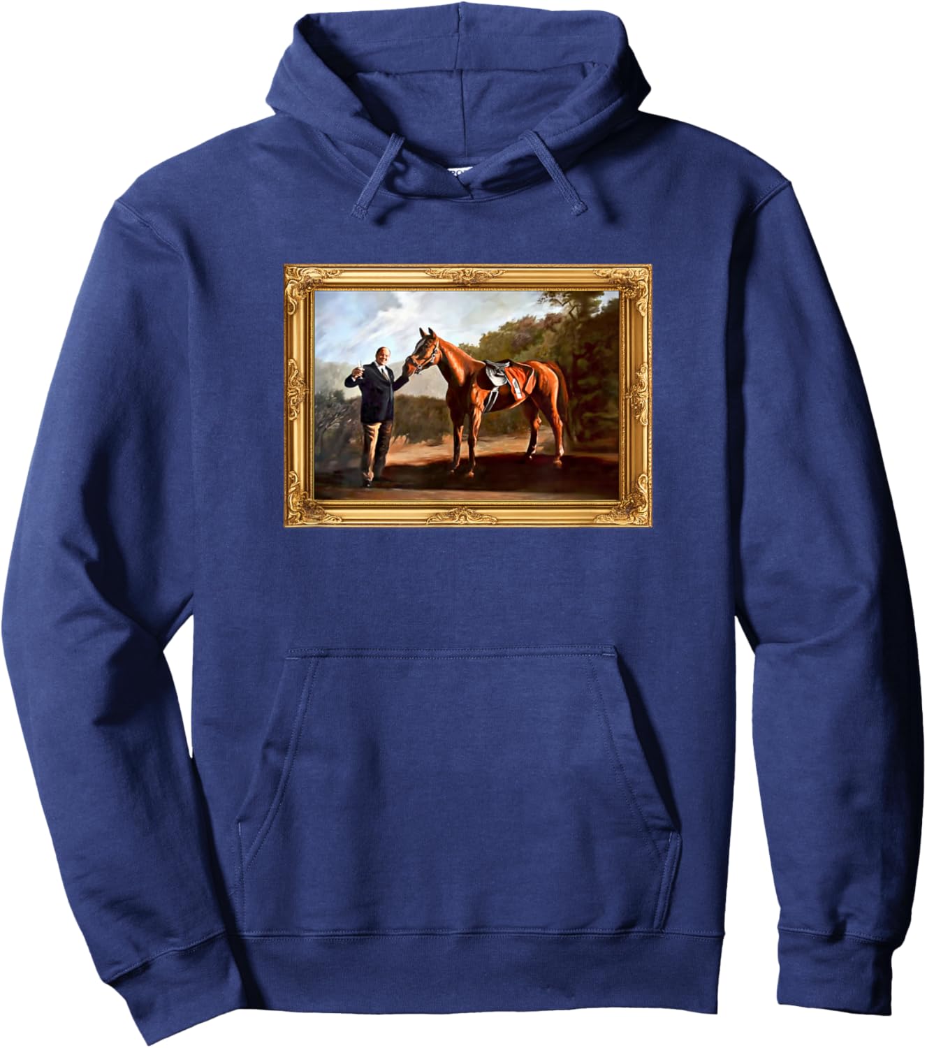 Tony Toasting Pie O My Painting Hoodie - Hoodie | Navy