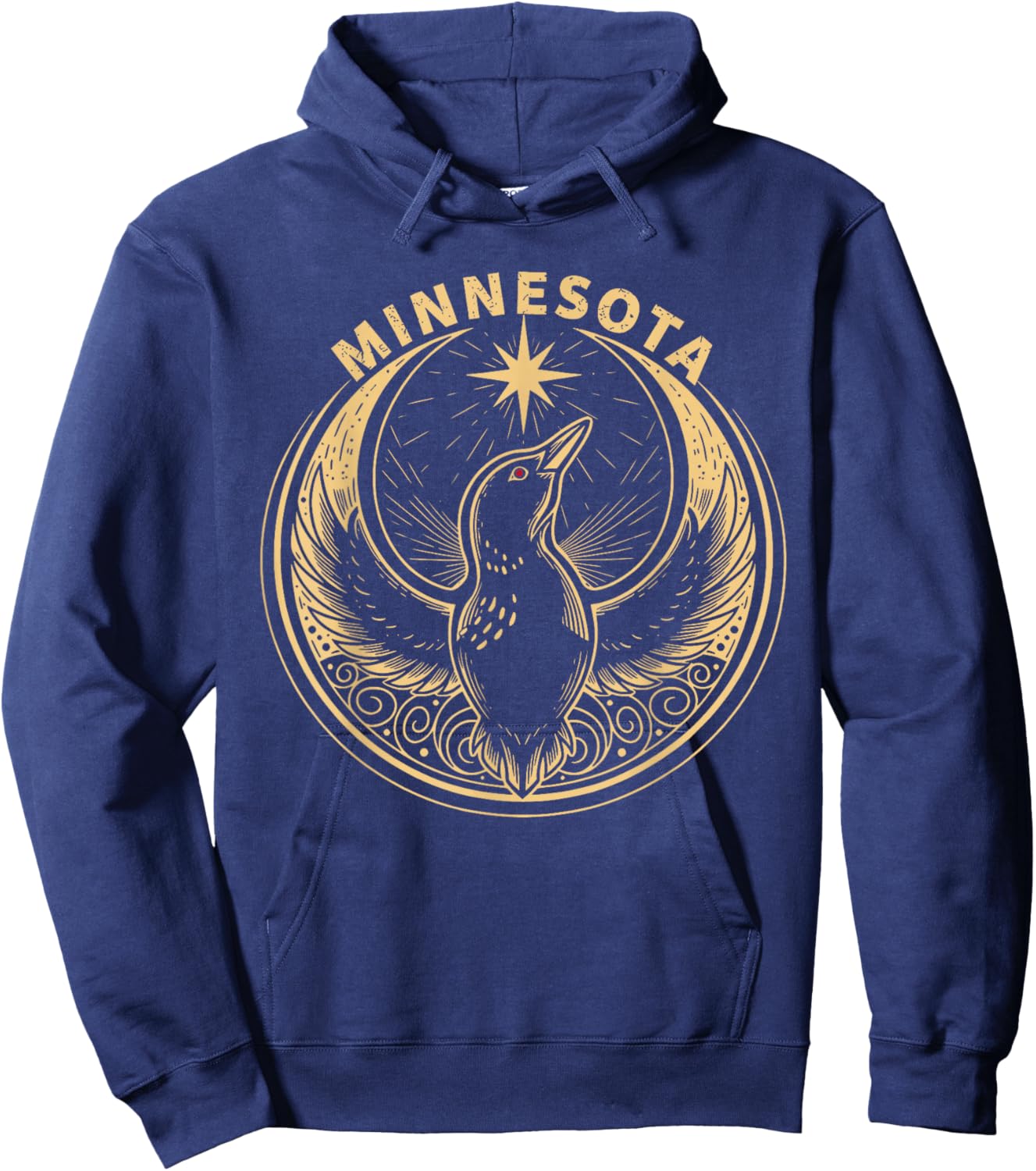 T-Shirt Hoodie - Hoodie | Navy