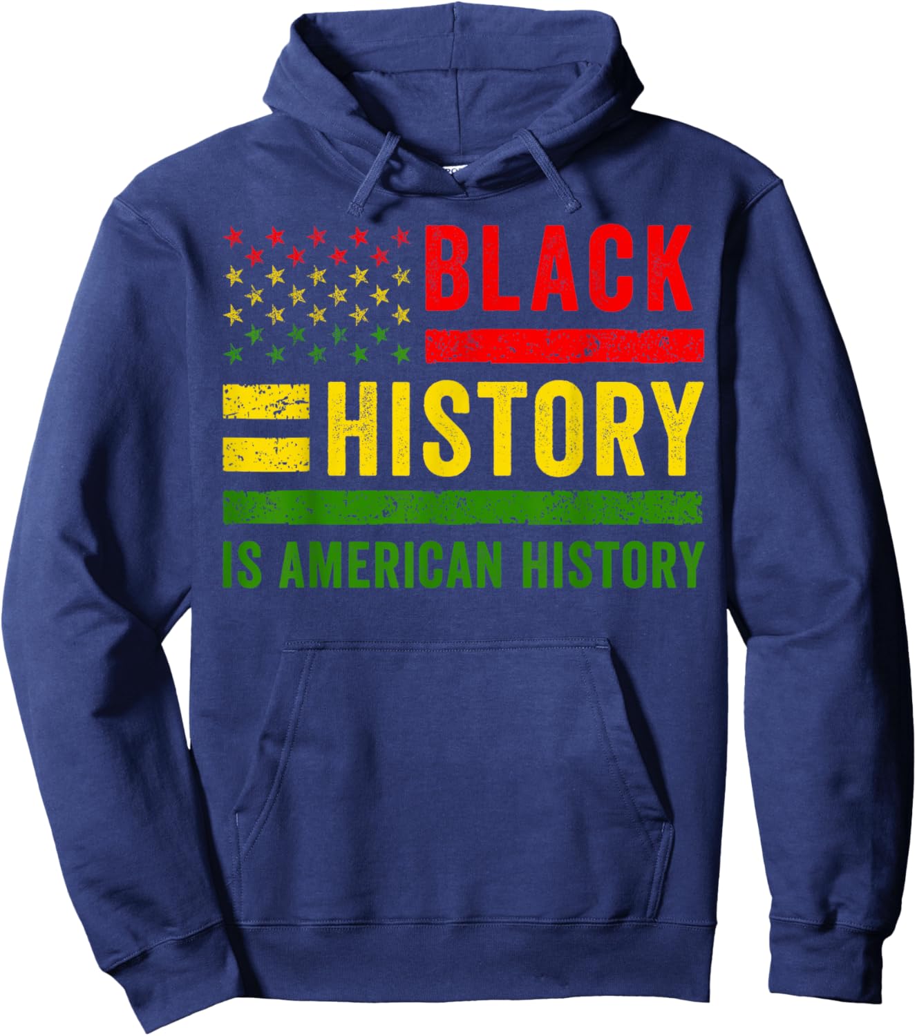 Black History is American History Hoodie - Hoodie | Navy