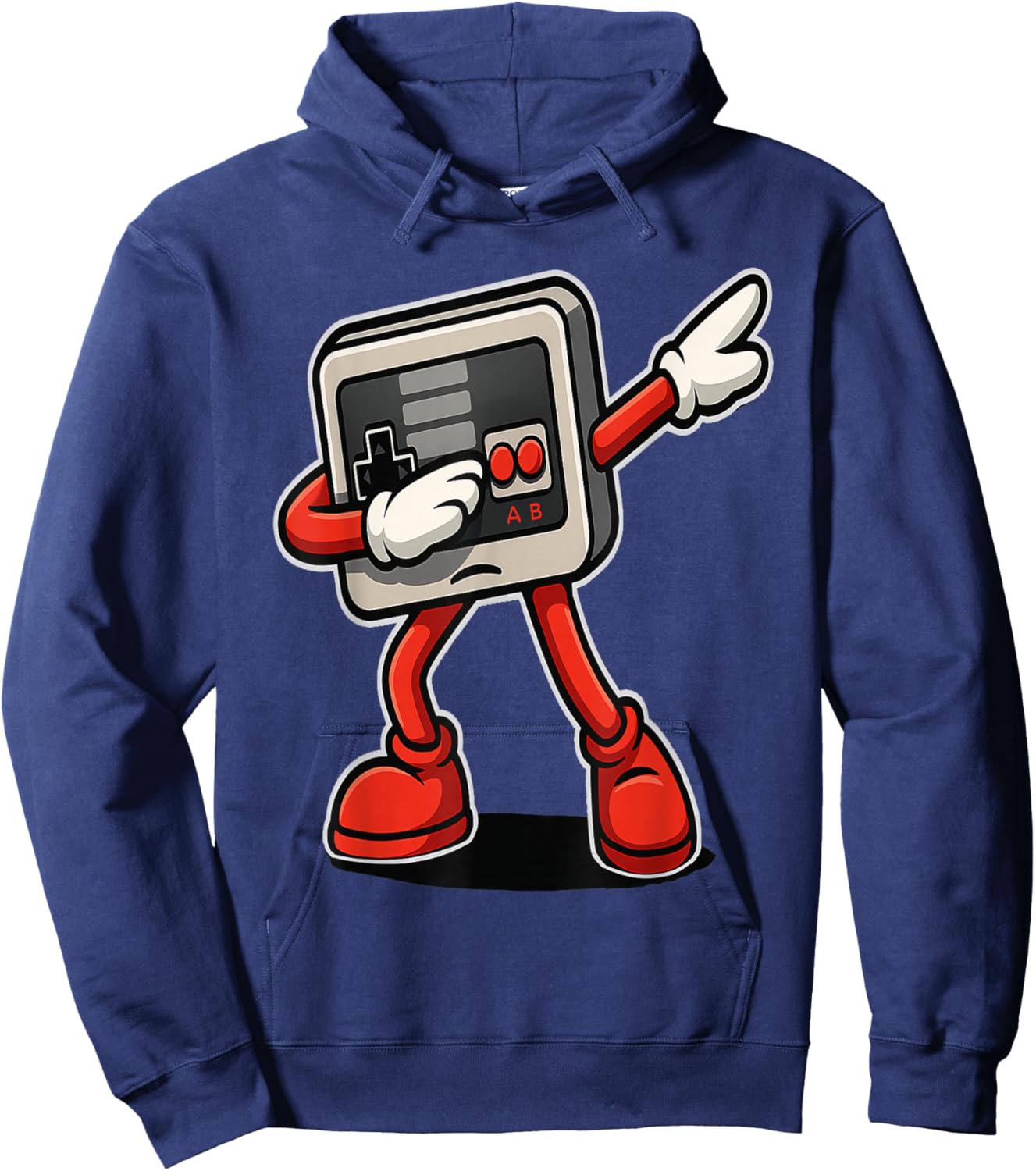 Funny Old Video Game Dabbing Retro Game Controller Gaming Hoodie - Hoodie | Navy