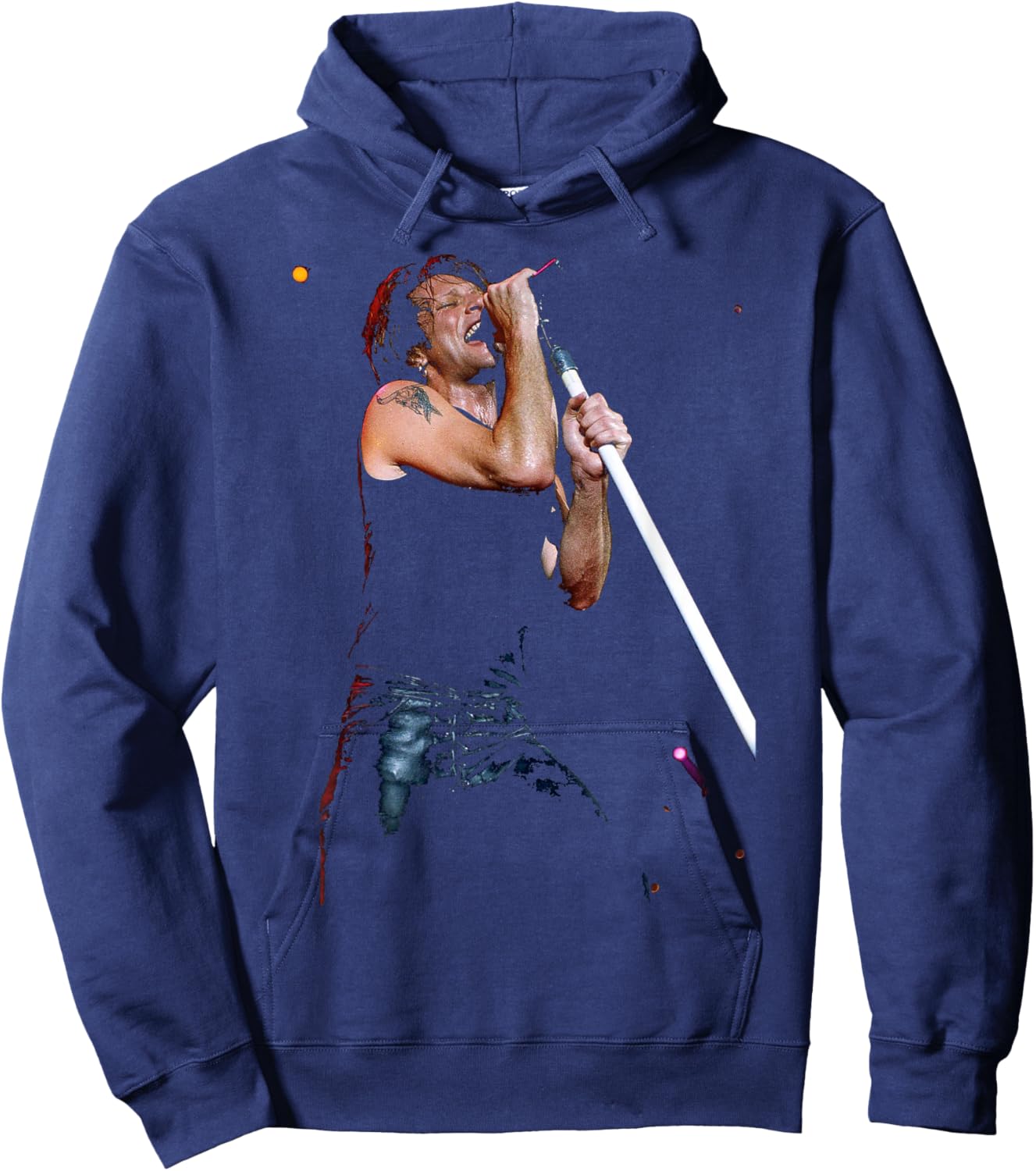 Jon Bon Jovi Keep The Faith Tour 1993 Hoodie - Hoodie | Navy