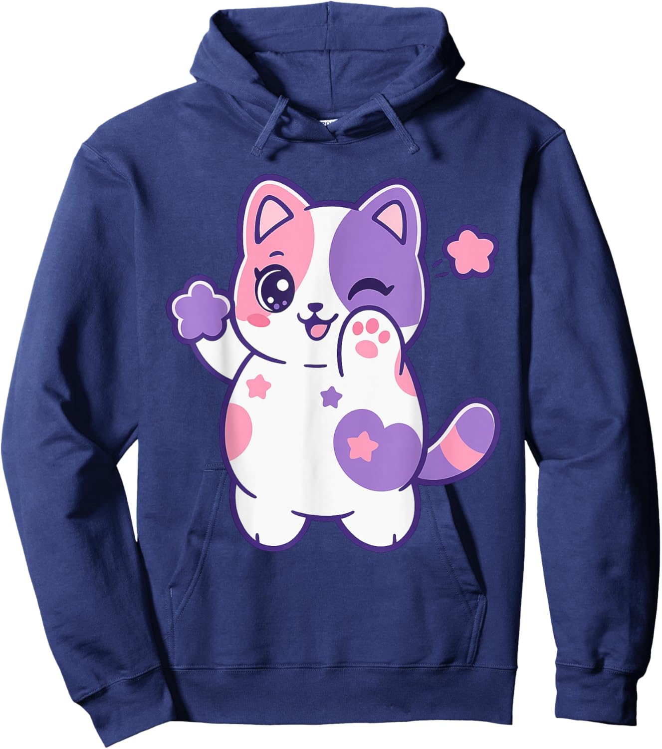 Squishy Meemeow Cats Plush Birthday Decoration Art Hoodie - Hoodie | Navy