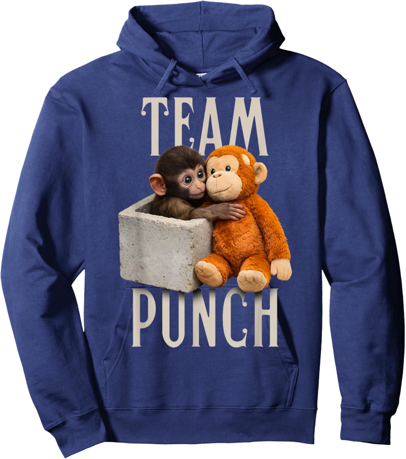 Baby Monkey Punch Team Punch Hoodie - Hoodie | Navy