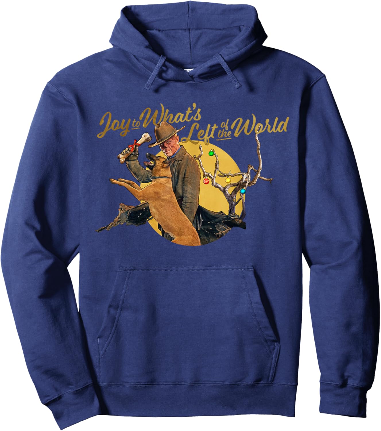 Fallout - Joy to What's Left of The World The Ghoul Hoodie - Hoodie | Navy