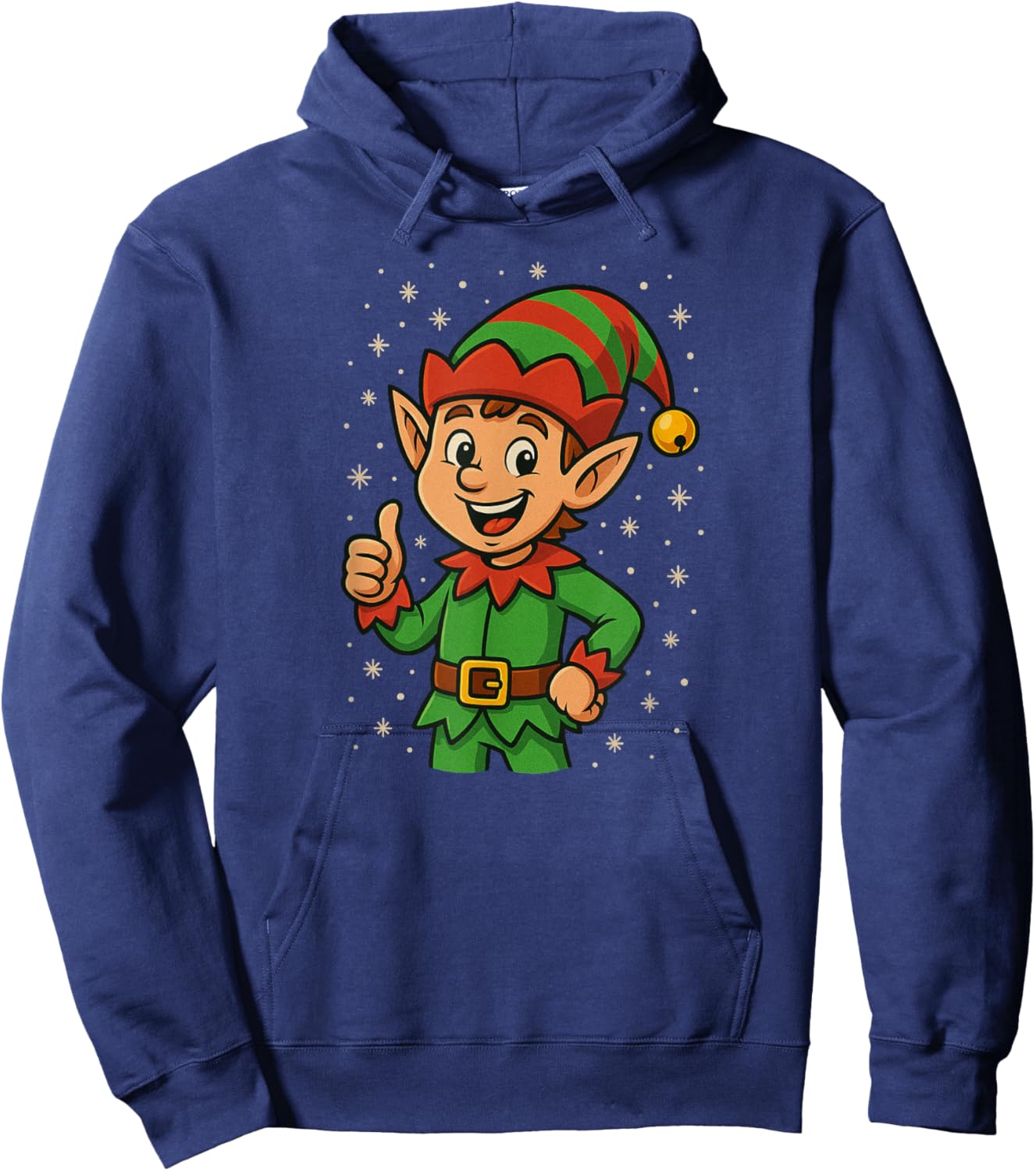 Believe in Your Elf Motivational Holiday Hoodie - Hoodie | Navy