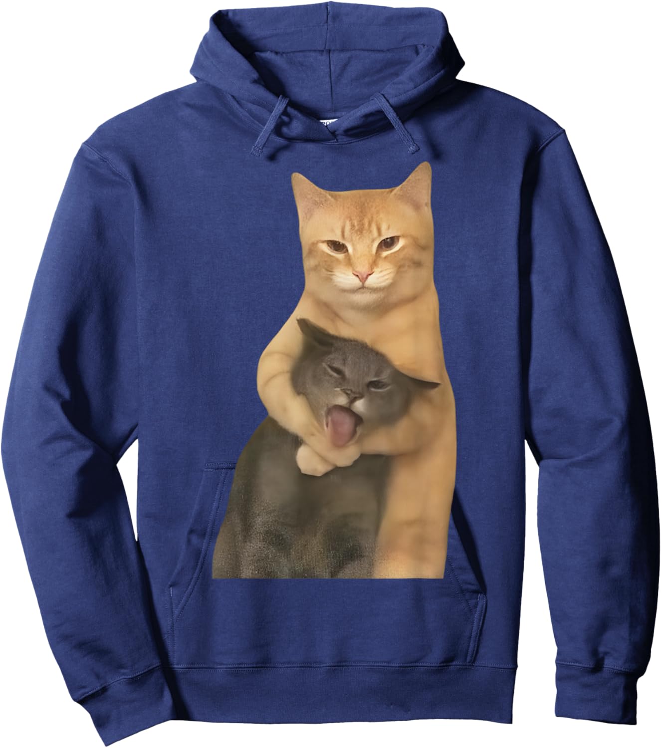 Fighting Cat Memes Hoodie - Hoodie | Navy