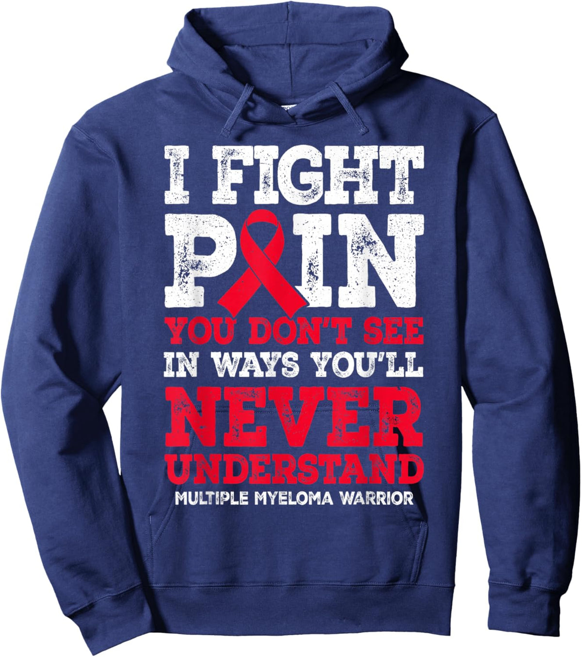 Multiple Myeloma Warrior Hoodie - Hoodie | Navy