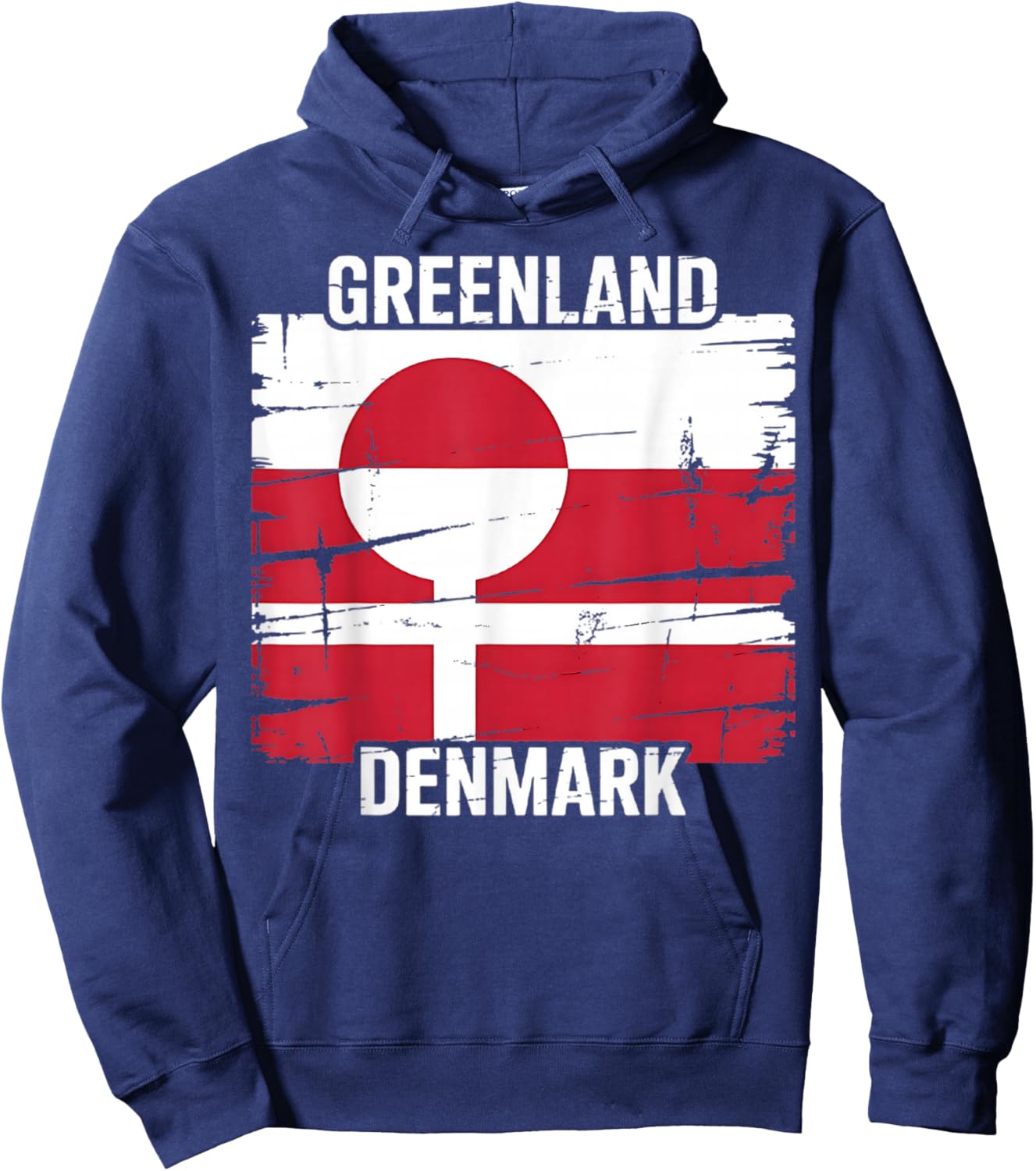 Greenland Denmark Flag United Stand Together Support Freedom Hoodie - Hoodie | Navy