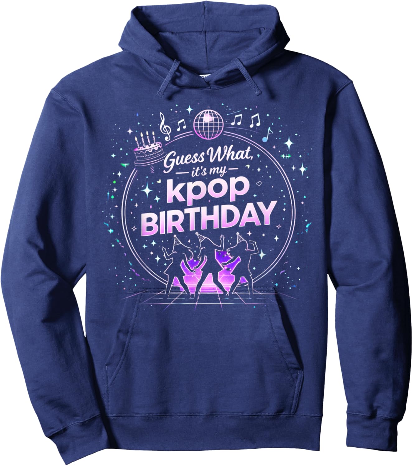 K Pop Birthday Decorations It' My Birthday Boy Kpop Birthday Hoodie - Hoodie | Navy