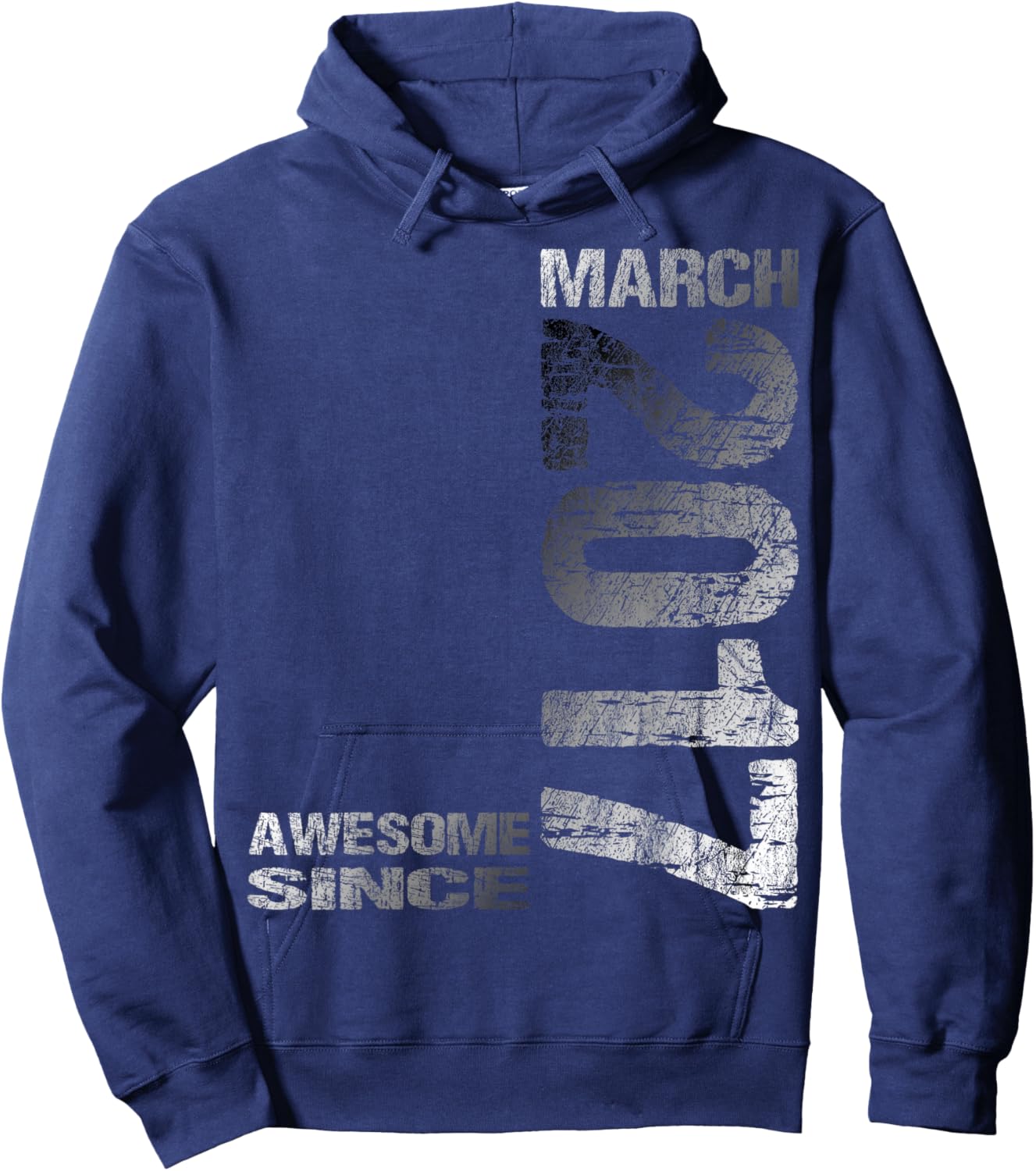 Awesome Since March 2017 Vintage 9. Birthday Hoodie - Hoodie | Navy